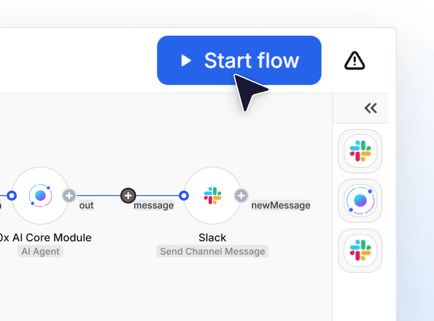 Running workflow dashboard