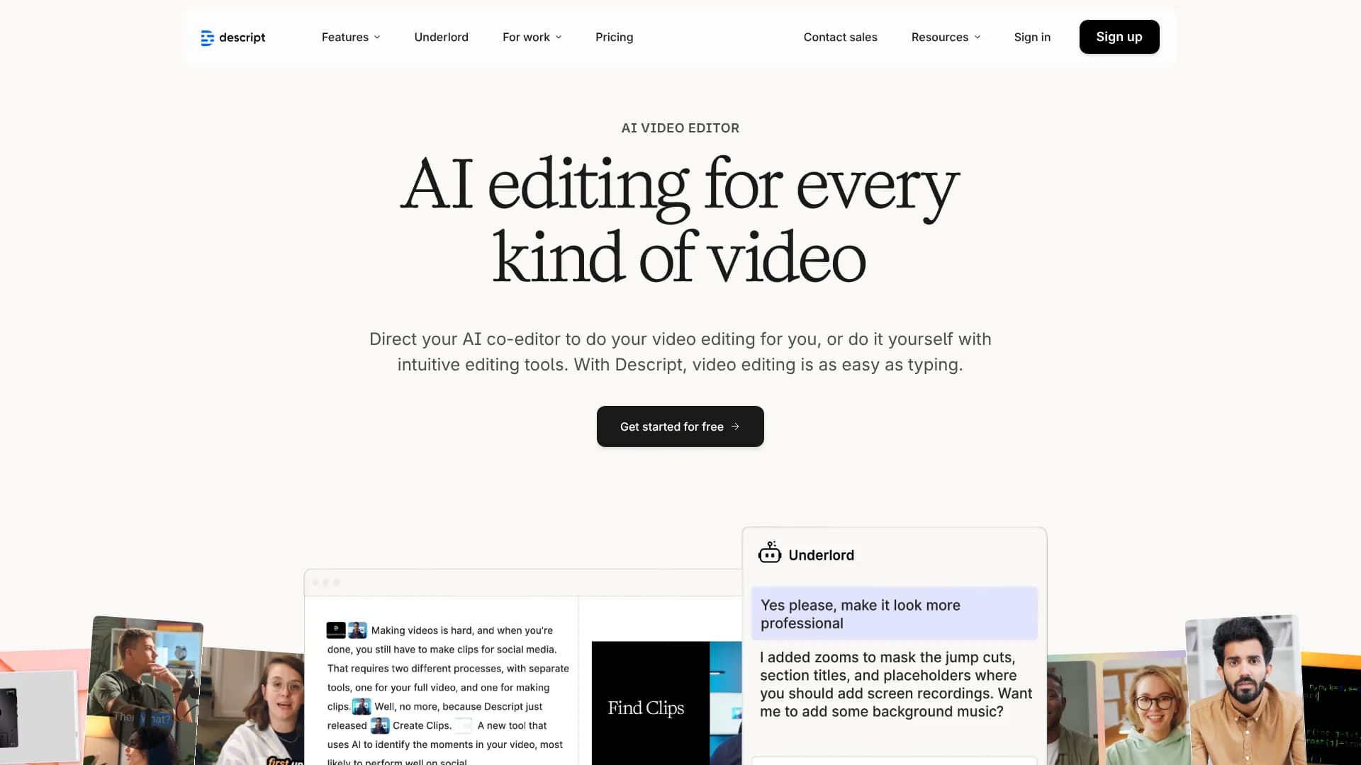 Descript Text-to-Speech