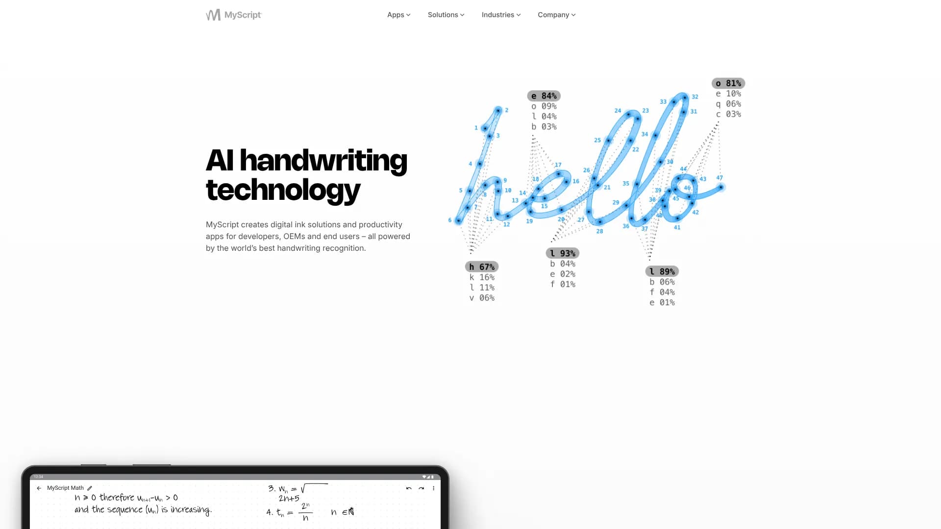 MyScript Notes (formerly Nebo)