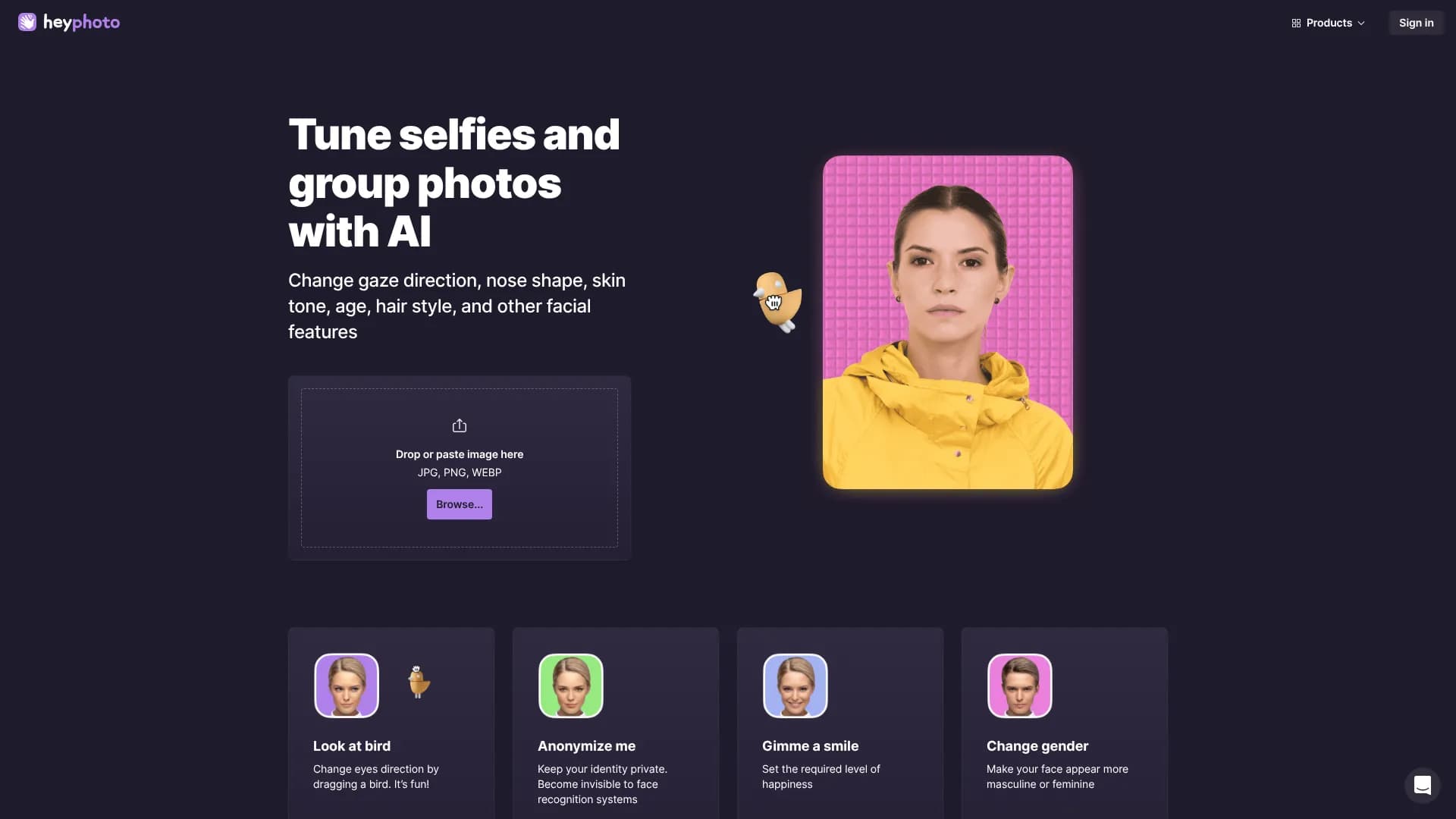 HeyPhoto — Change Gender