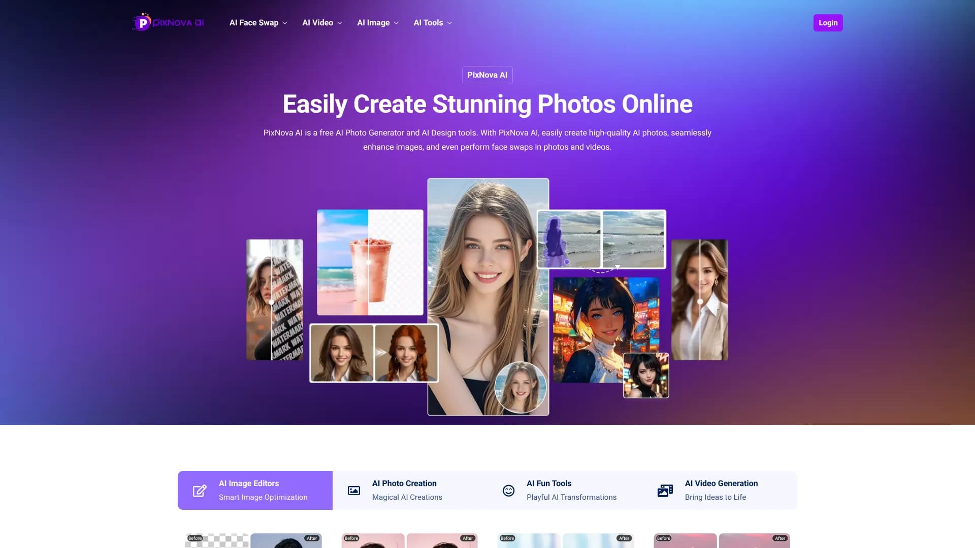 Pixnova — Free AI Gender Swap Filter