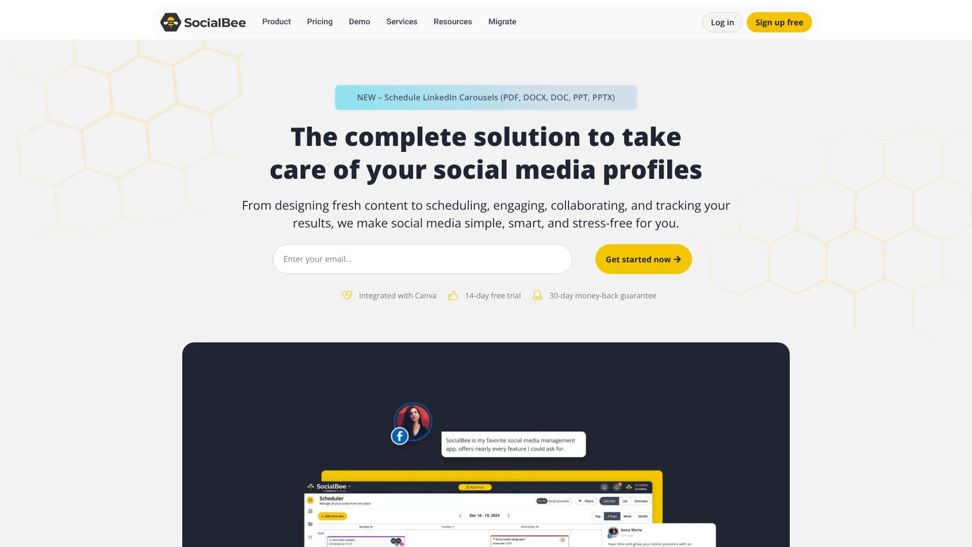 SocialBee AI Post Generator