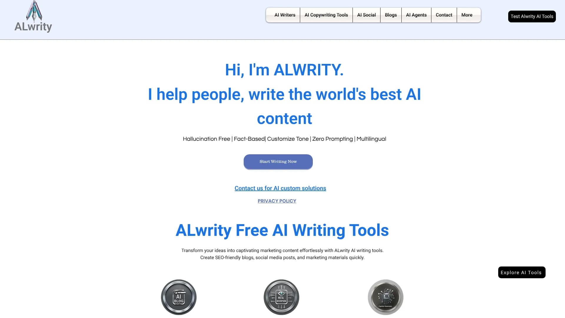 Alwrity AI Instagram Caption Generator