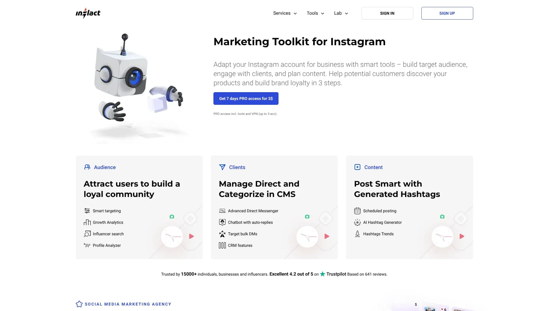 Inflact Hashtag Generator