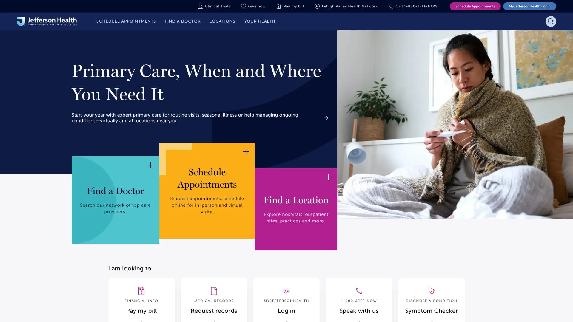 Jefferson Health Symptom Checker (powered by Ada)