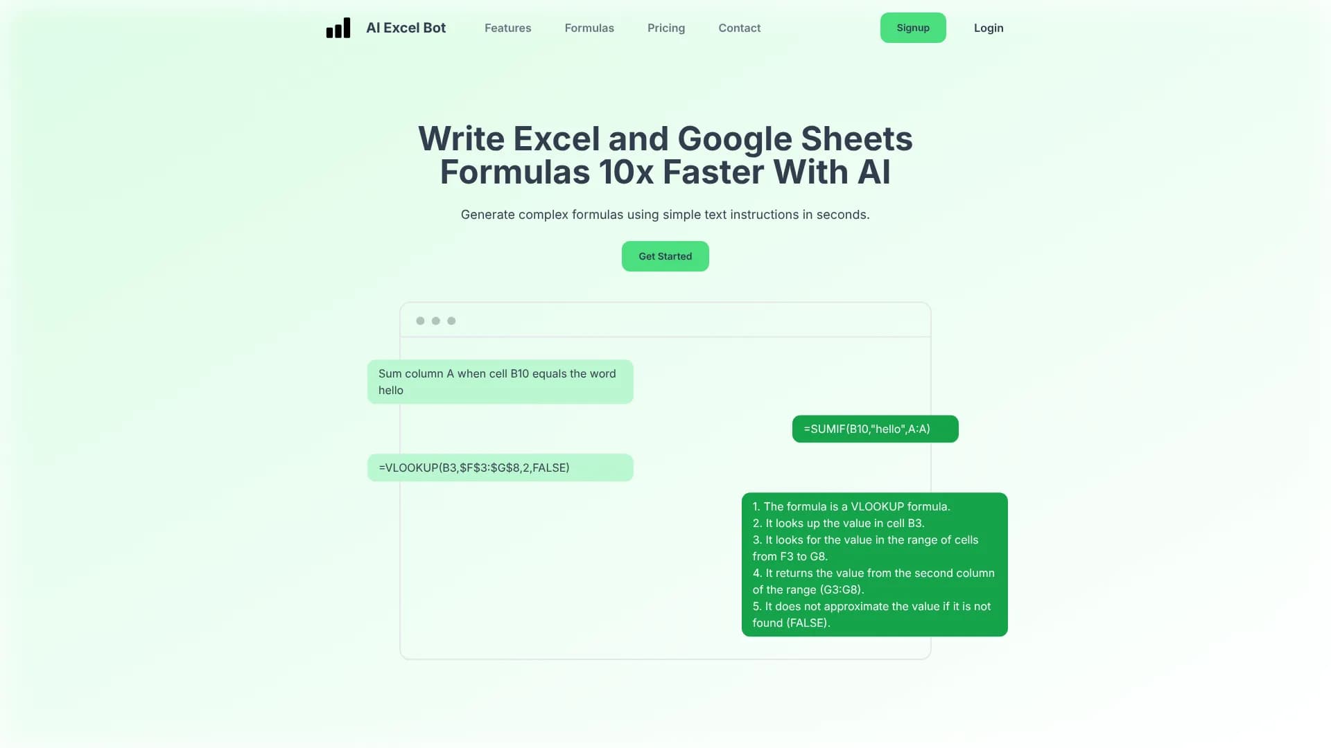 IF — Formula Generator (AI Excel Bot)