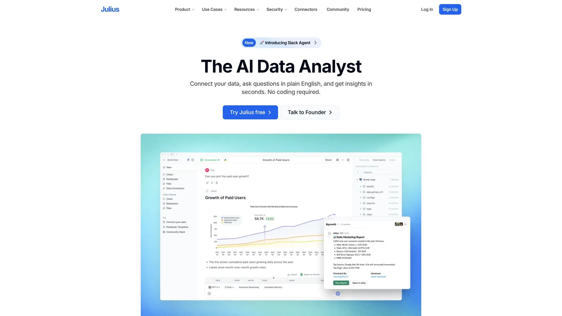 Julius — AI Data Analyst