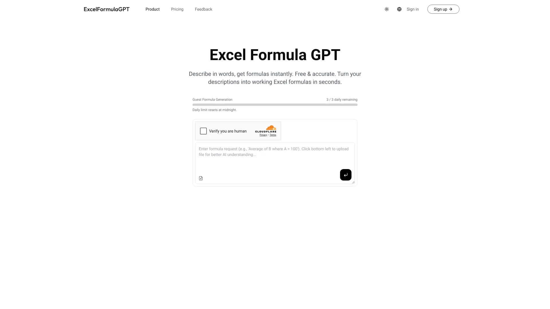 Excel Formula GPT