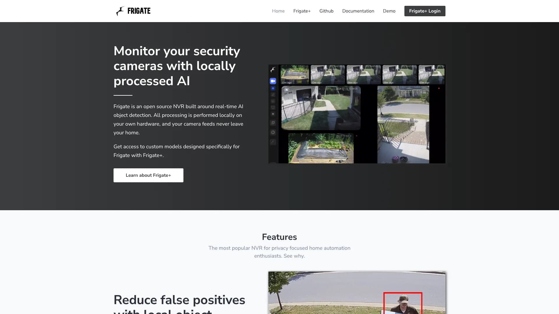 Frigate — Local AI NVR