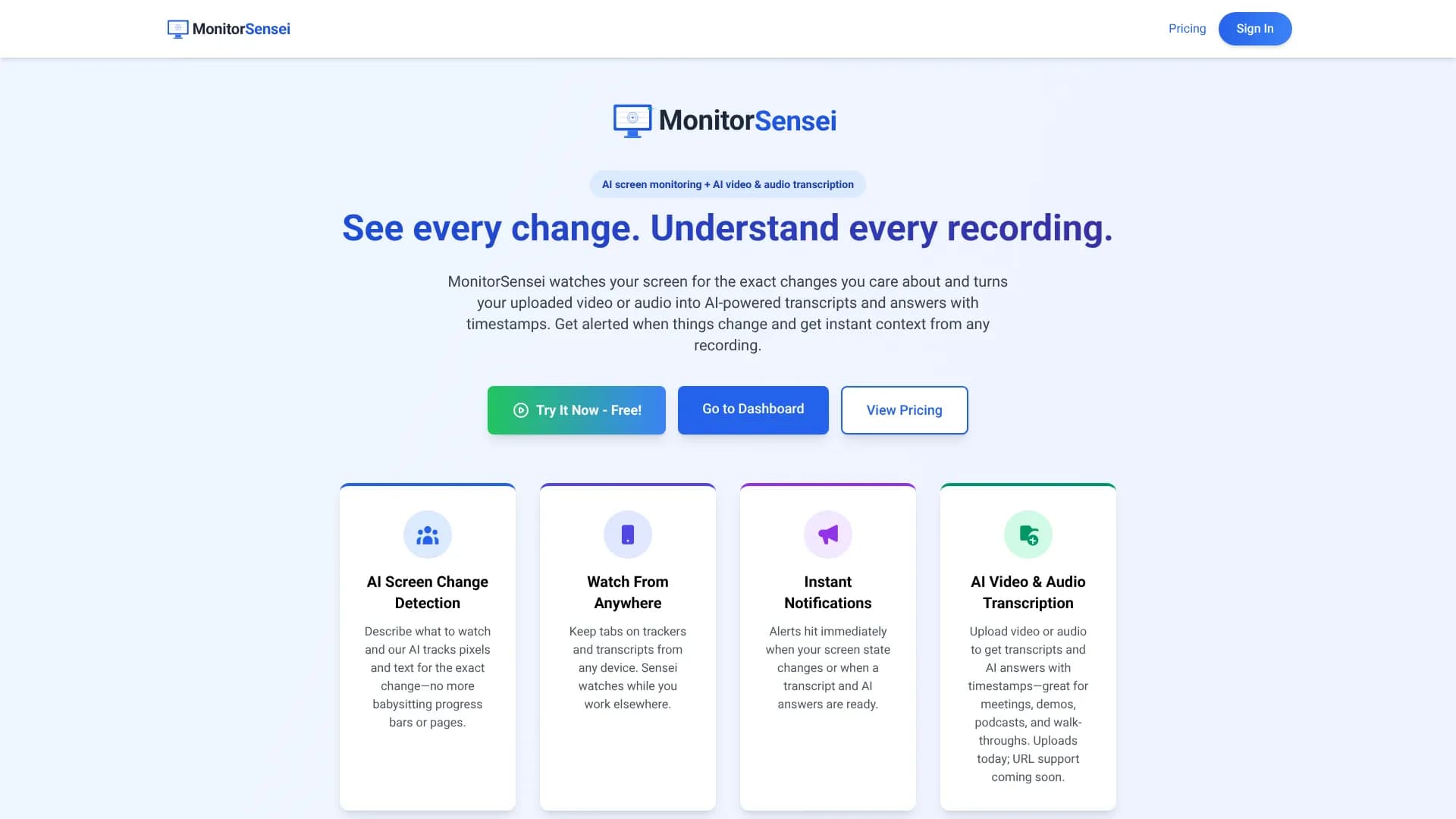 AI Screen Monitor & Transcriber