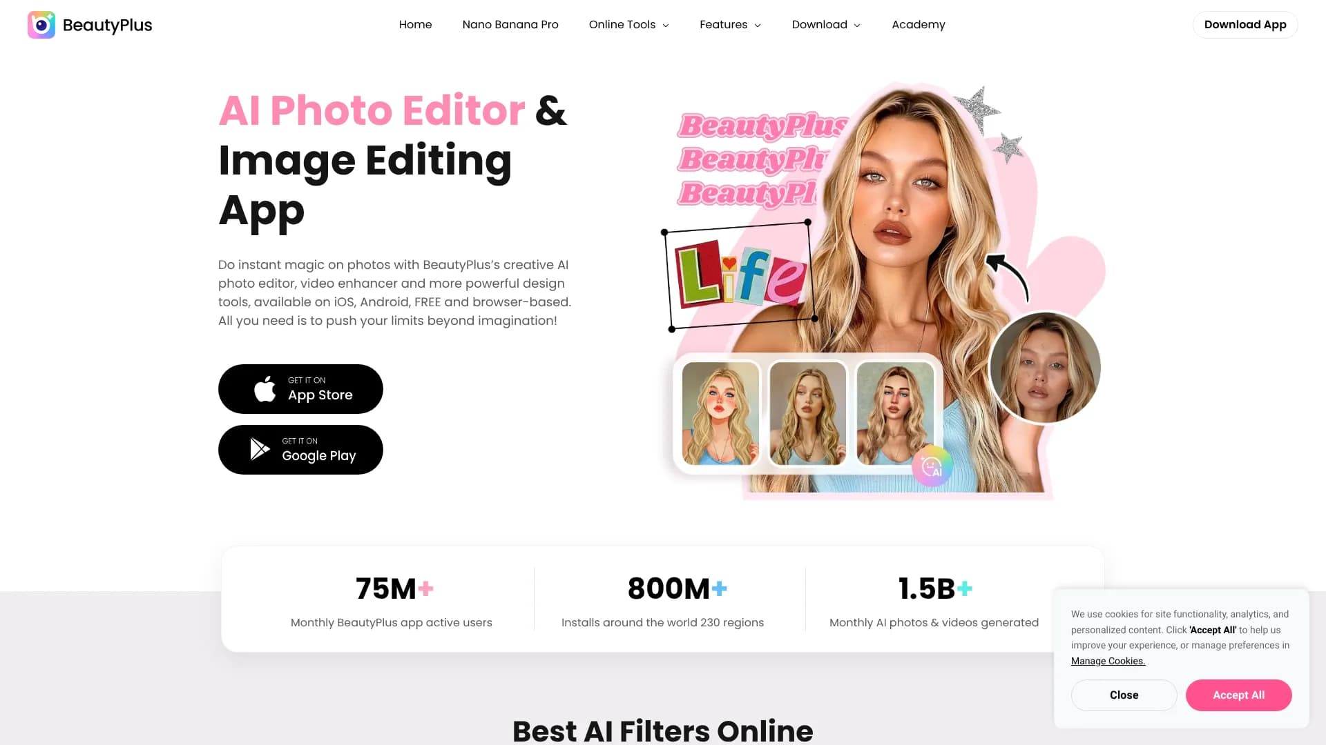 BeautyPlus AI Image Extender