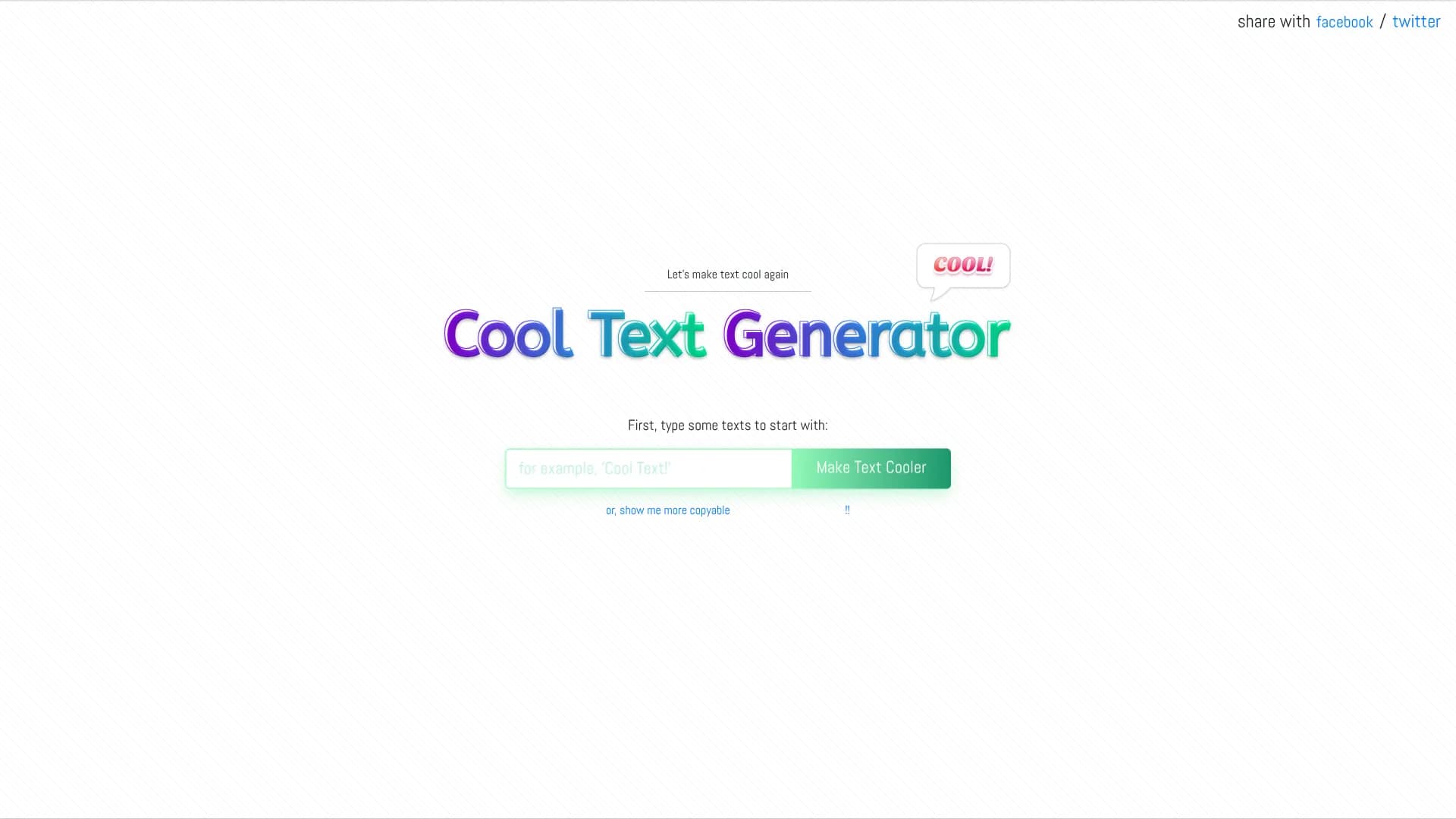 Cool Text Generator (maketext.io)