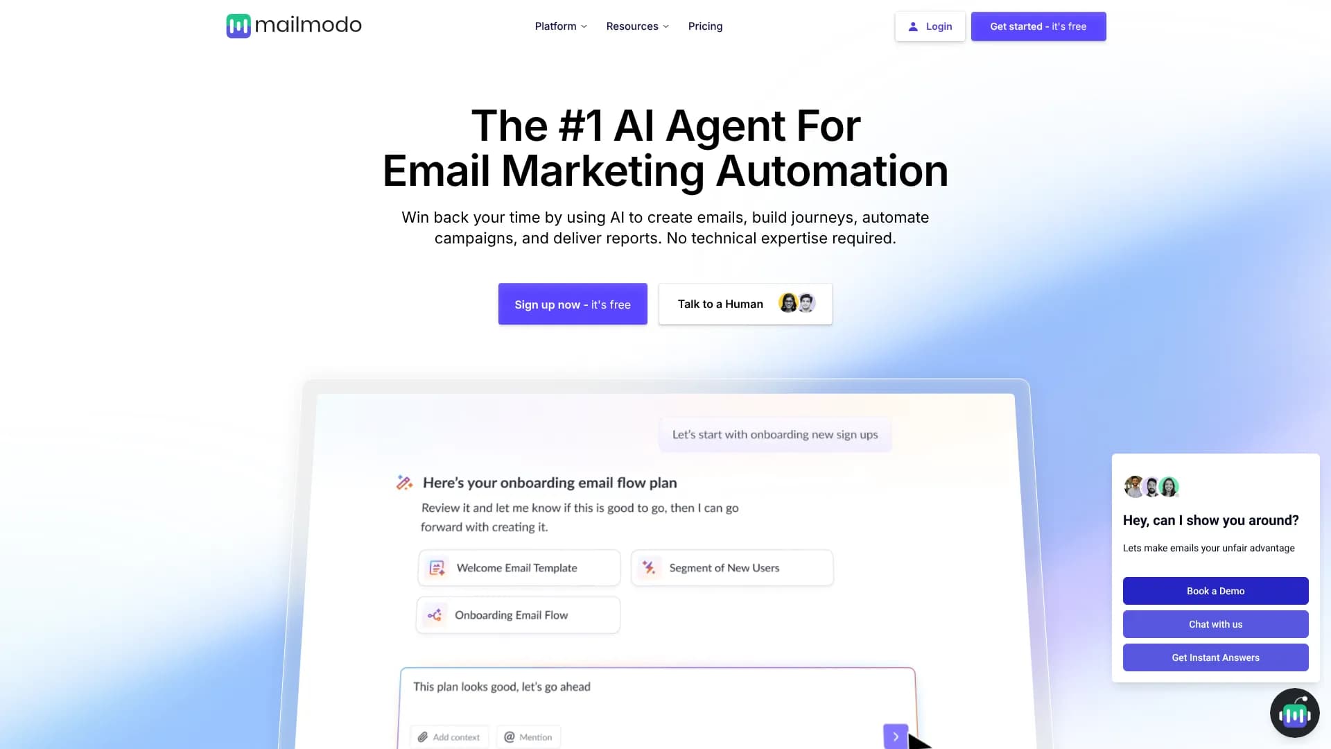 Mailmodo AI Email Writer