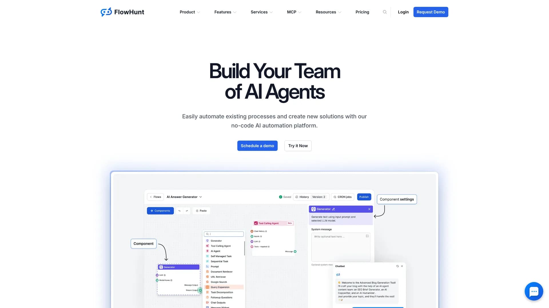 FlowHunt AI Email Template Generator