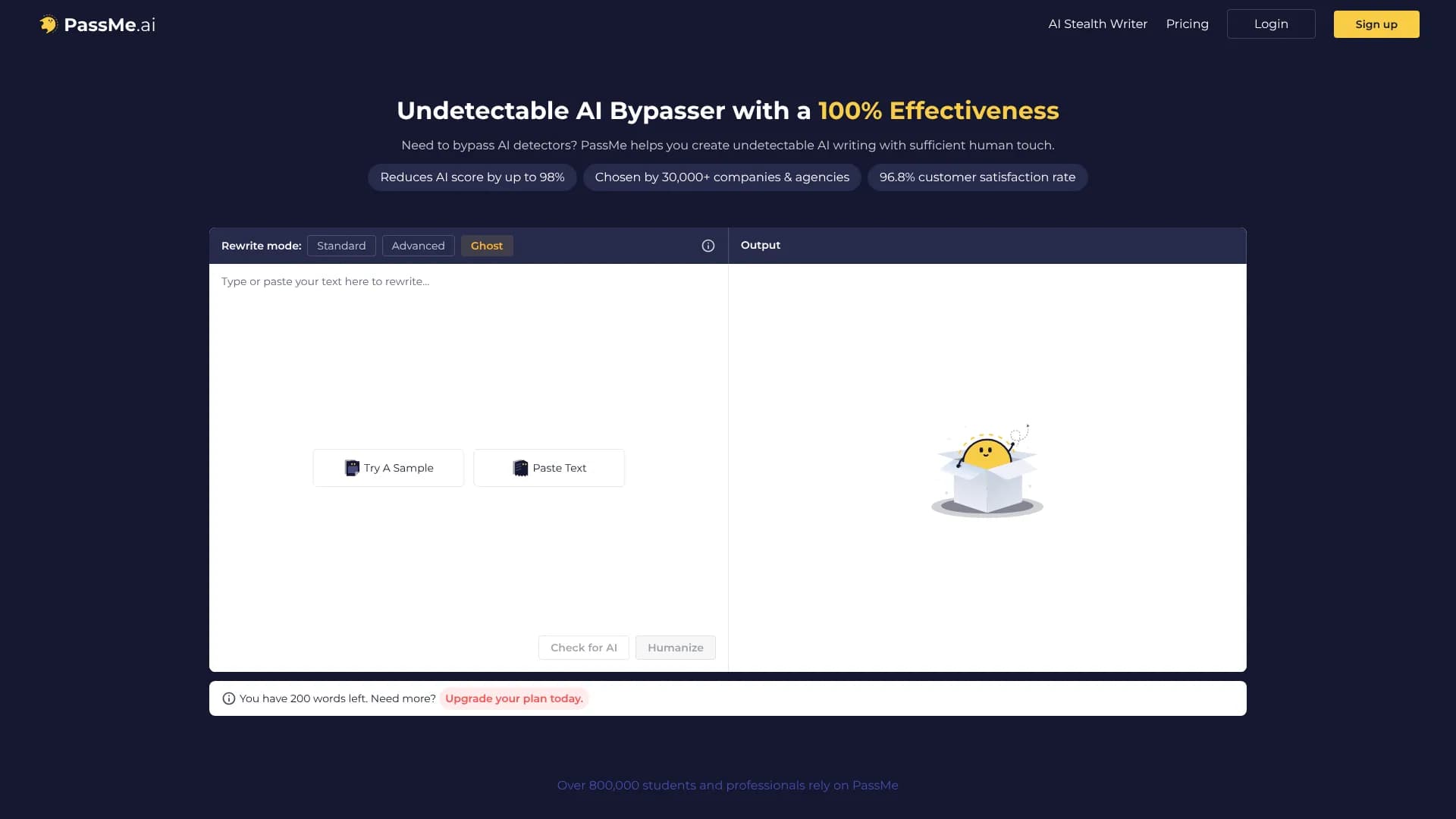 PassMe — Undetectable AI Bypasser