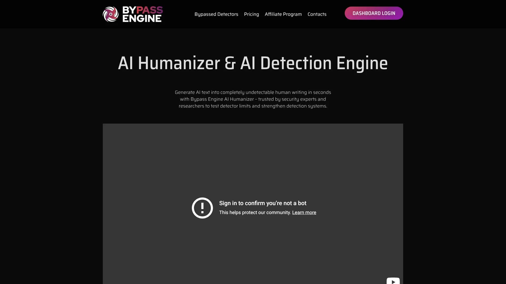 Bypass Engine — AI Humanizer & AI Detection Engine