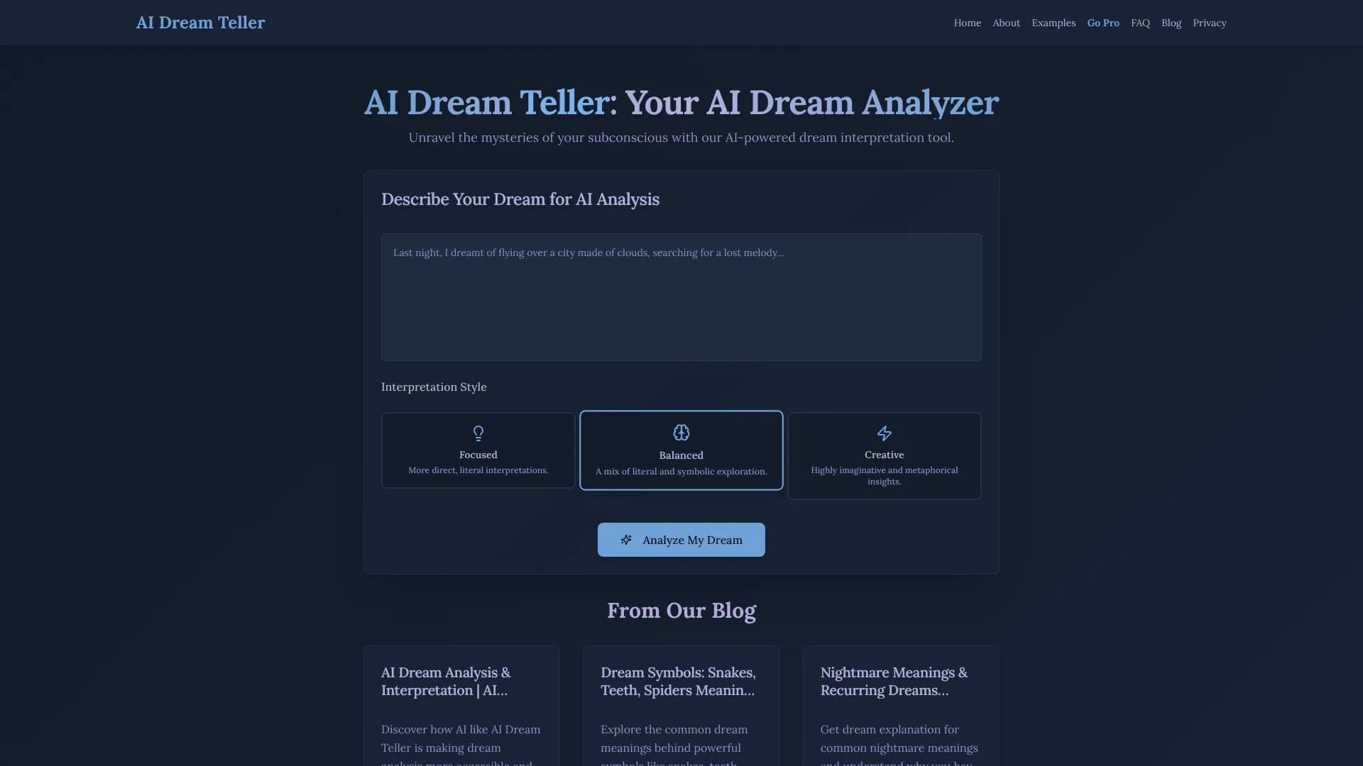 DreamTeller AI