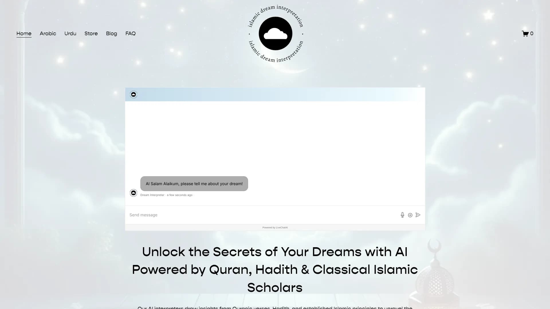 Islamic Dreams Tafsir — LiveChatAI