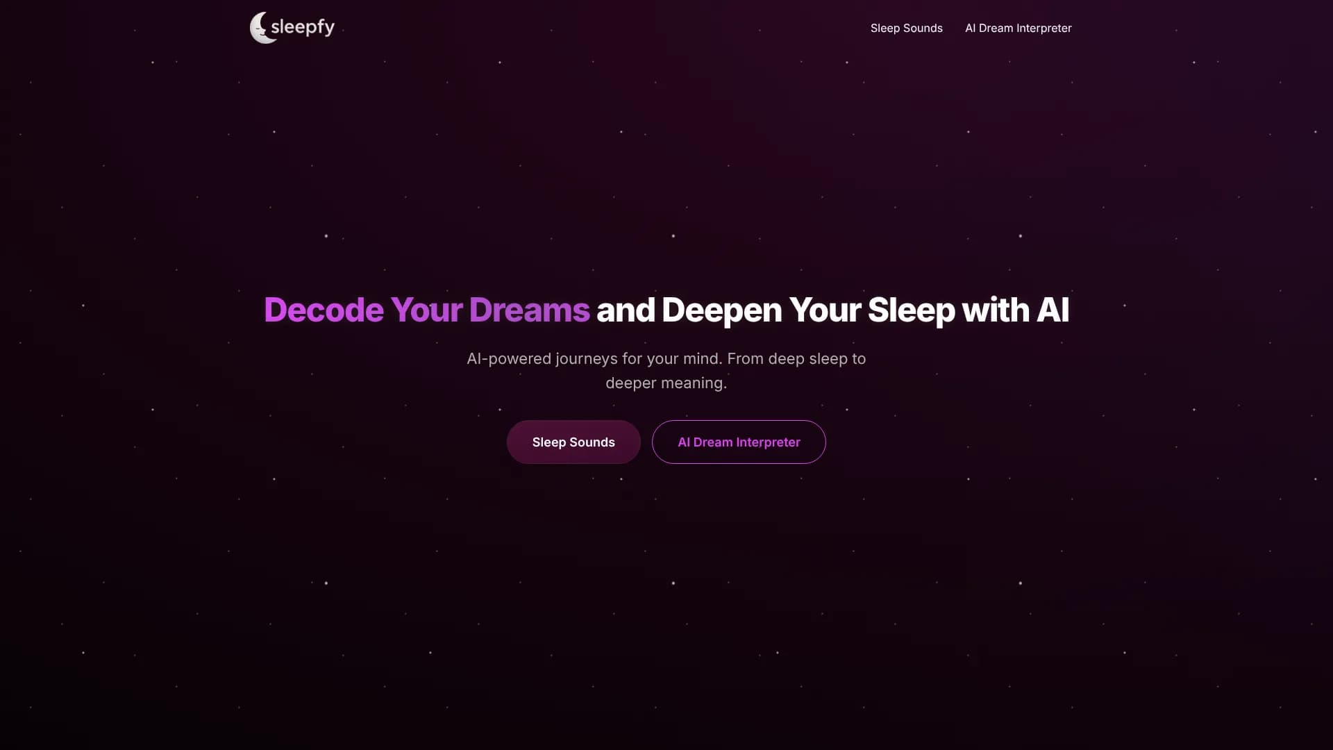 AI Dream Interpreter — Sleepfy