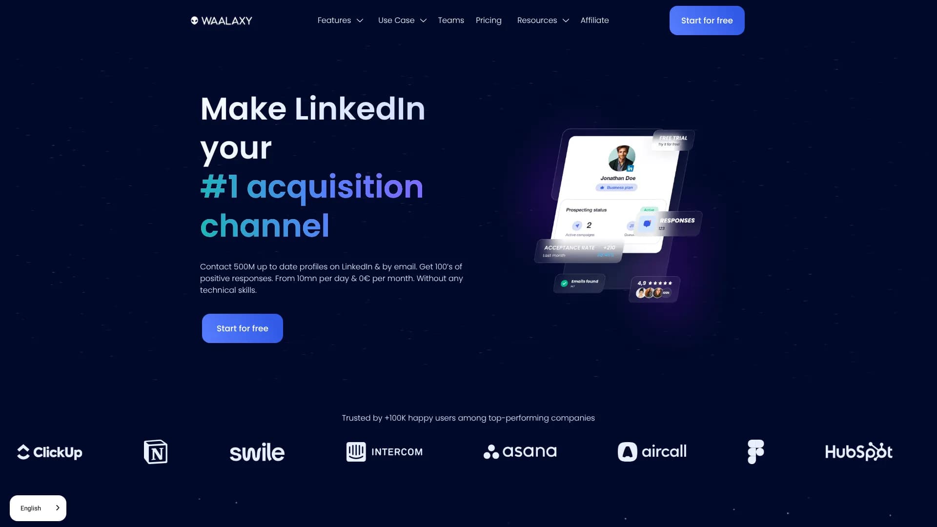 LinkedIn Headline Generator (Waalaxy)