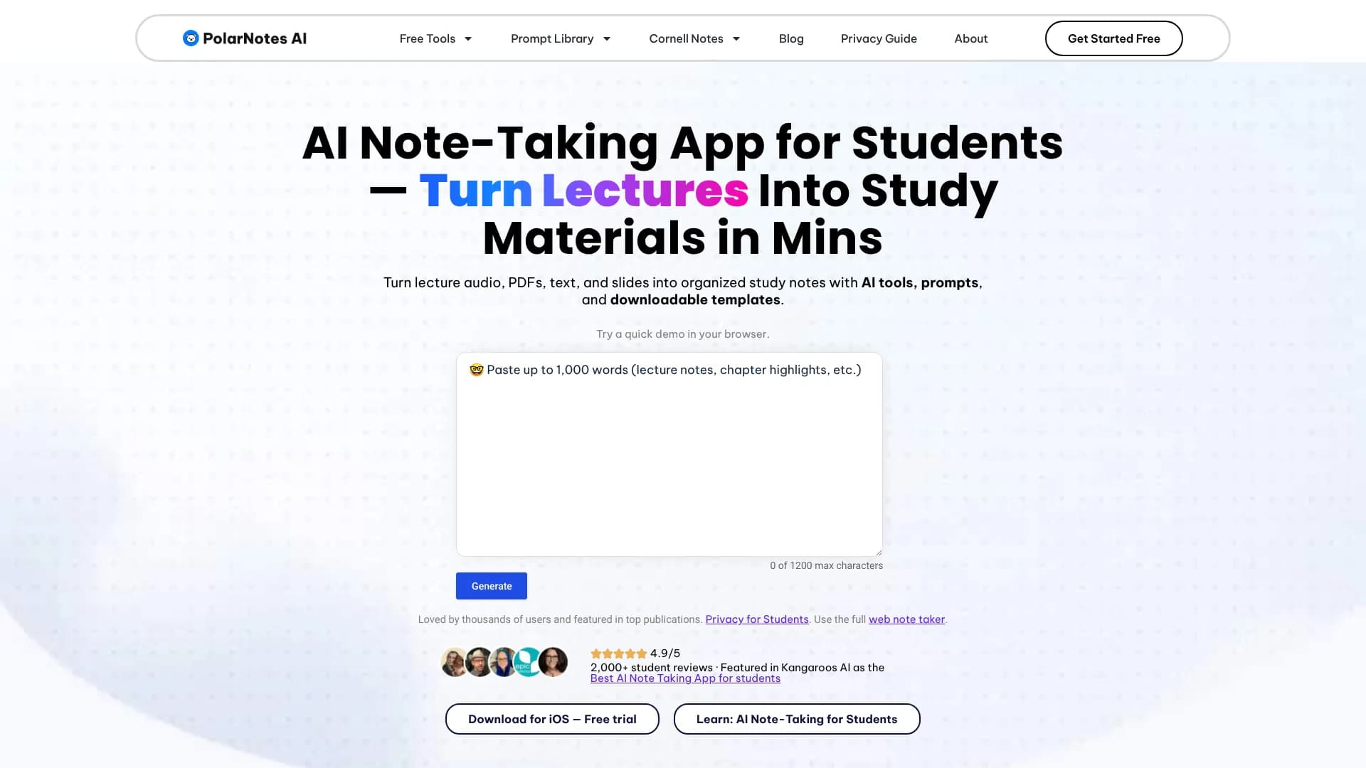 Polar Notes