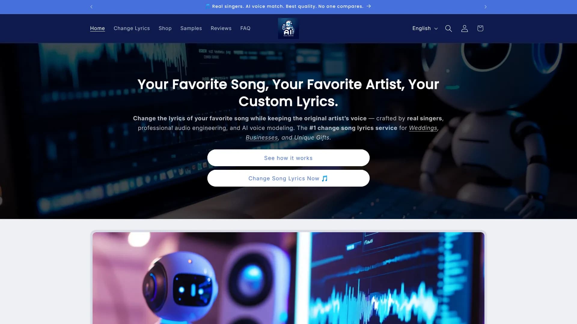 AI Music Service