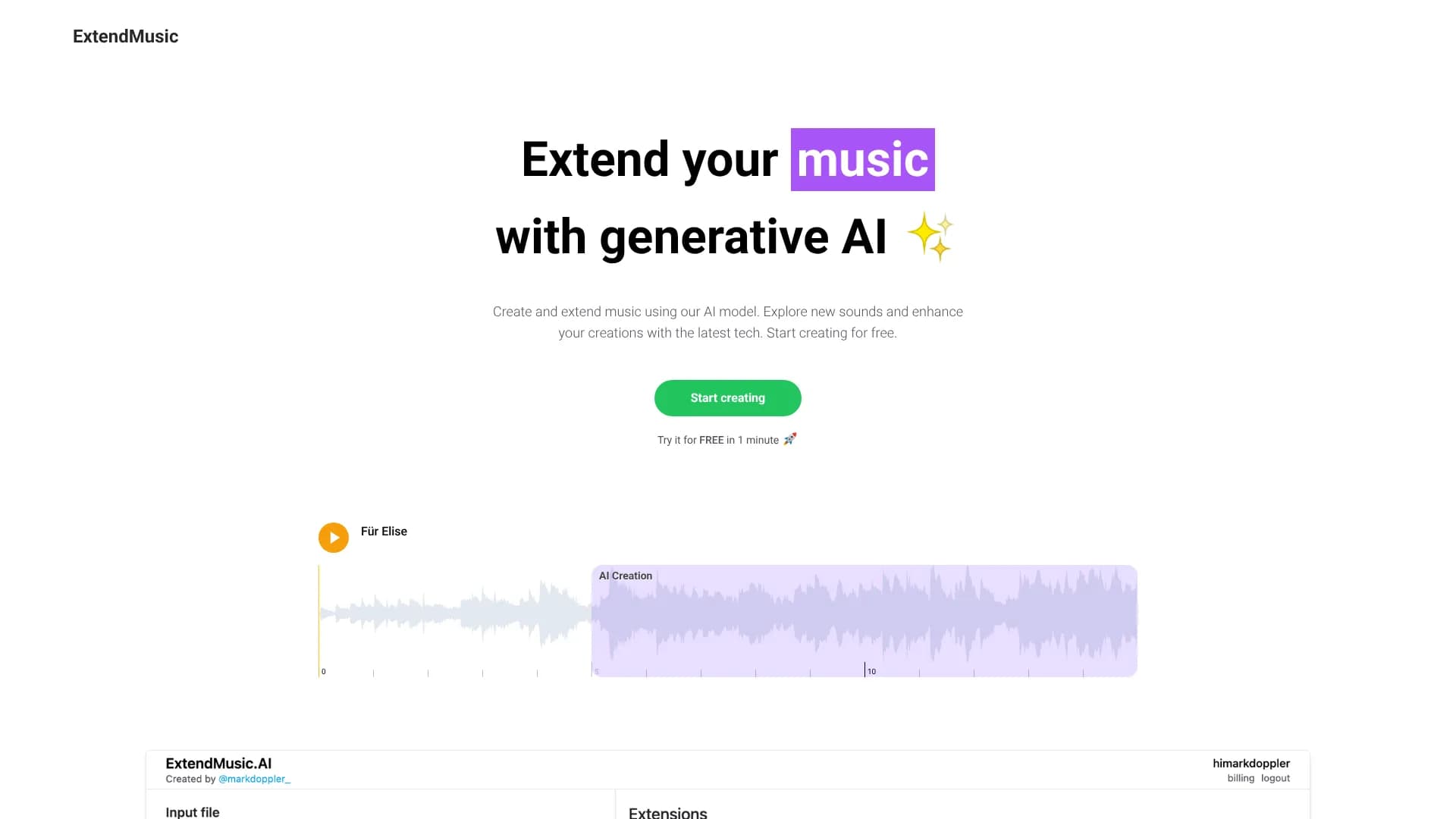 ExtendMusic