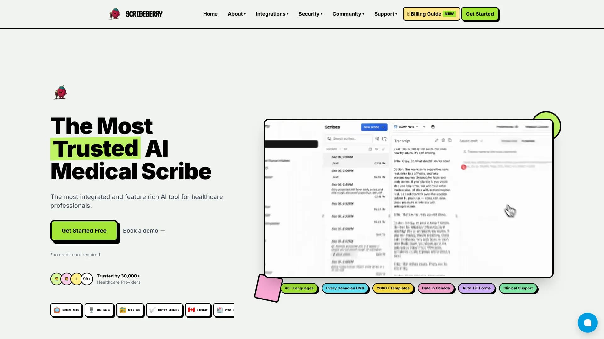 Scribeberry — AI Medical Scribe (Shortened)
