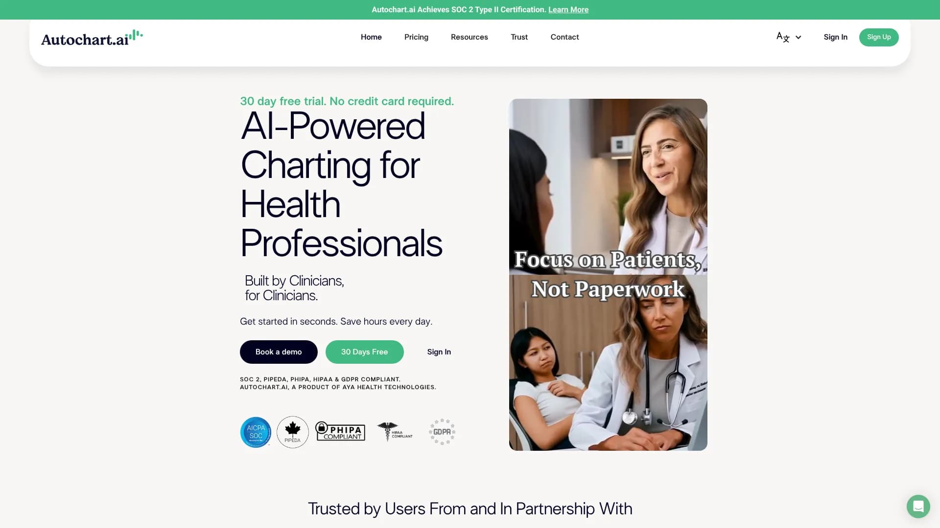 Autochart AI Health Assistant