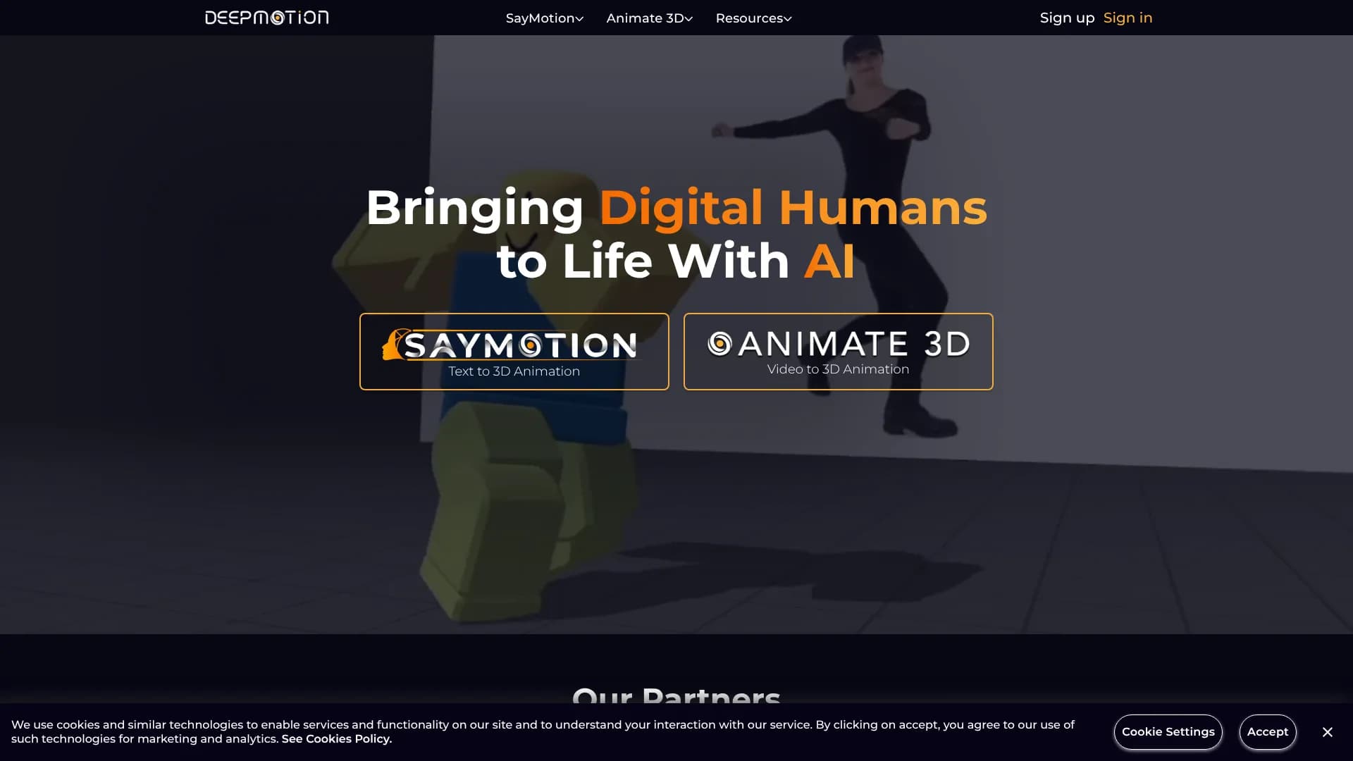 Animate 3D (DeepMotion)