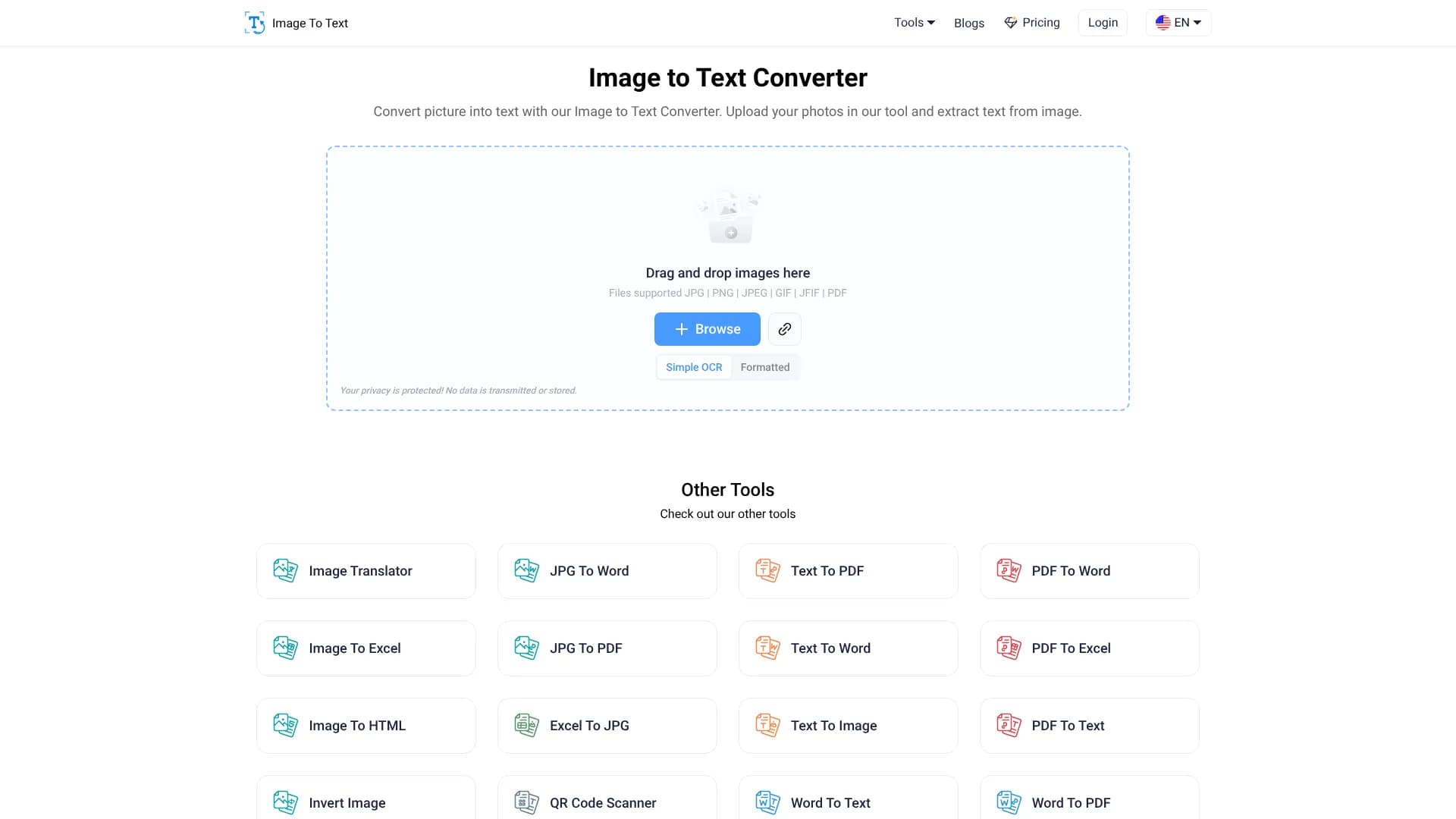 Image to Text Converter