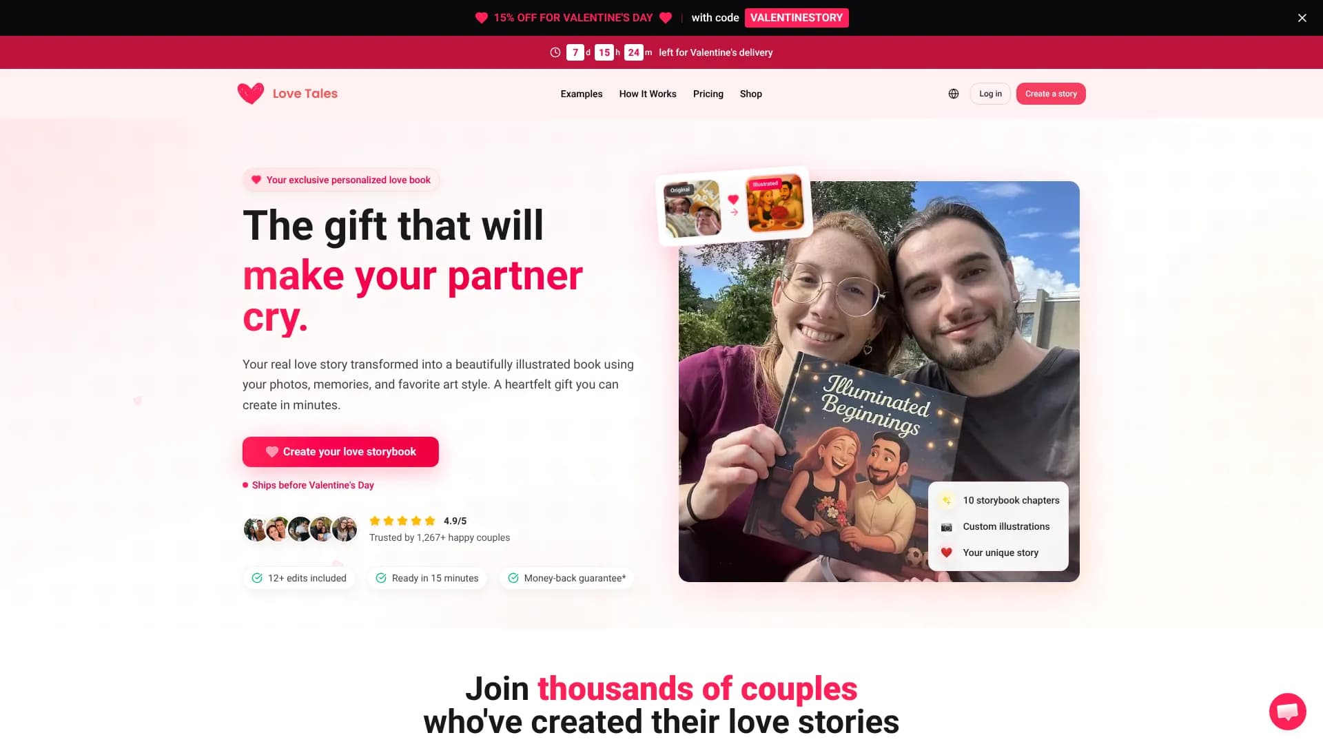 Free AI Love Letter & Storybook Generator