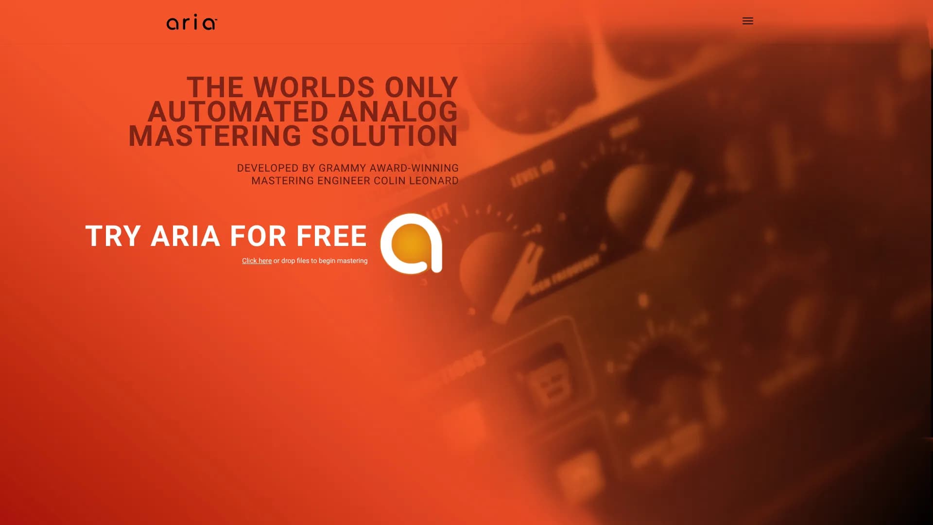 ARIA — Automated Analog Mastering