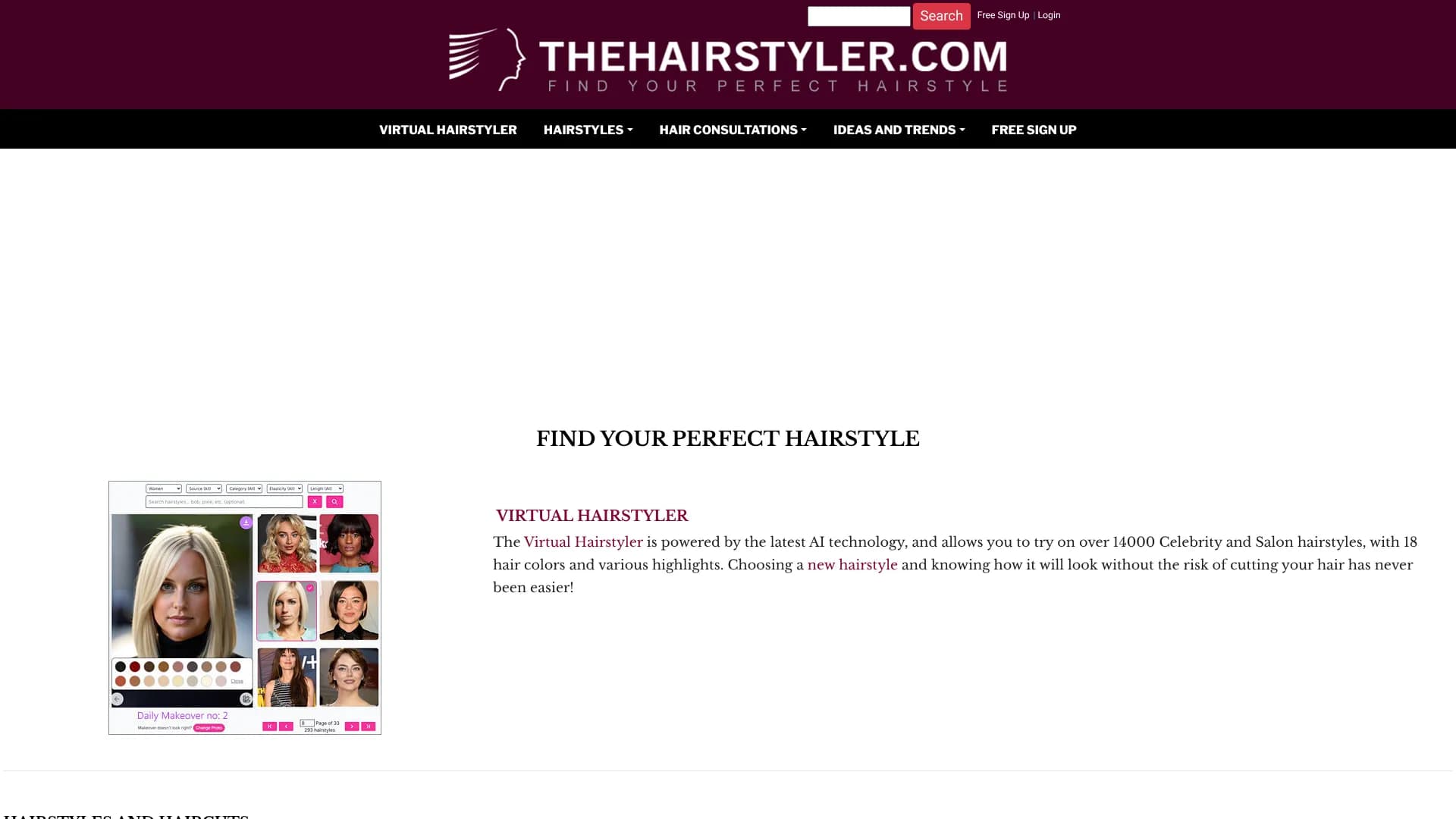 Virtual Hairstyler