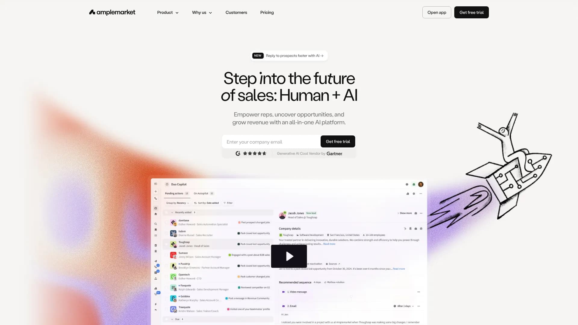 Amplemarket AI Voice Cloning