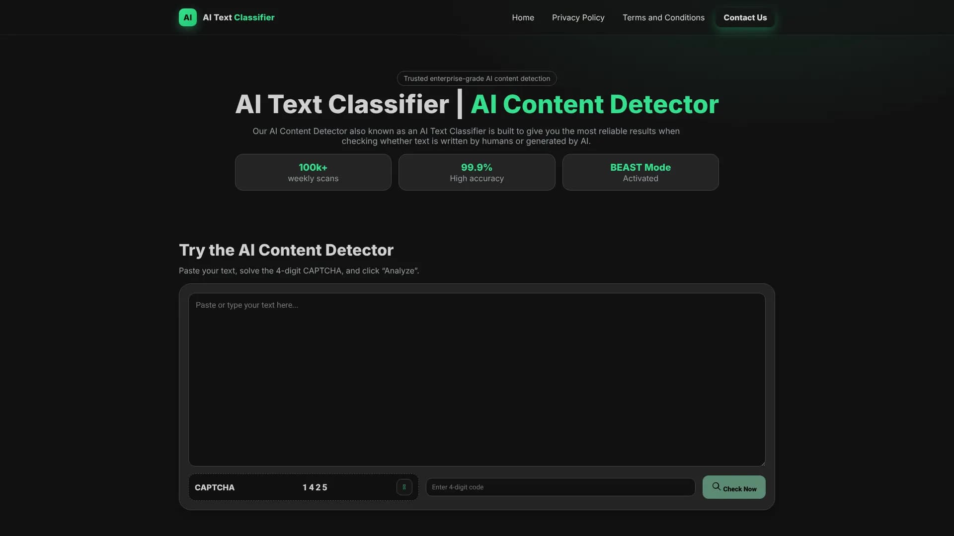 AIAI Text Classifier