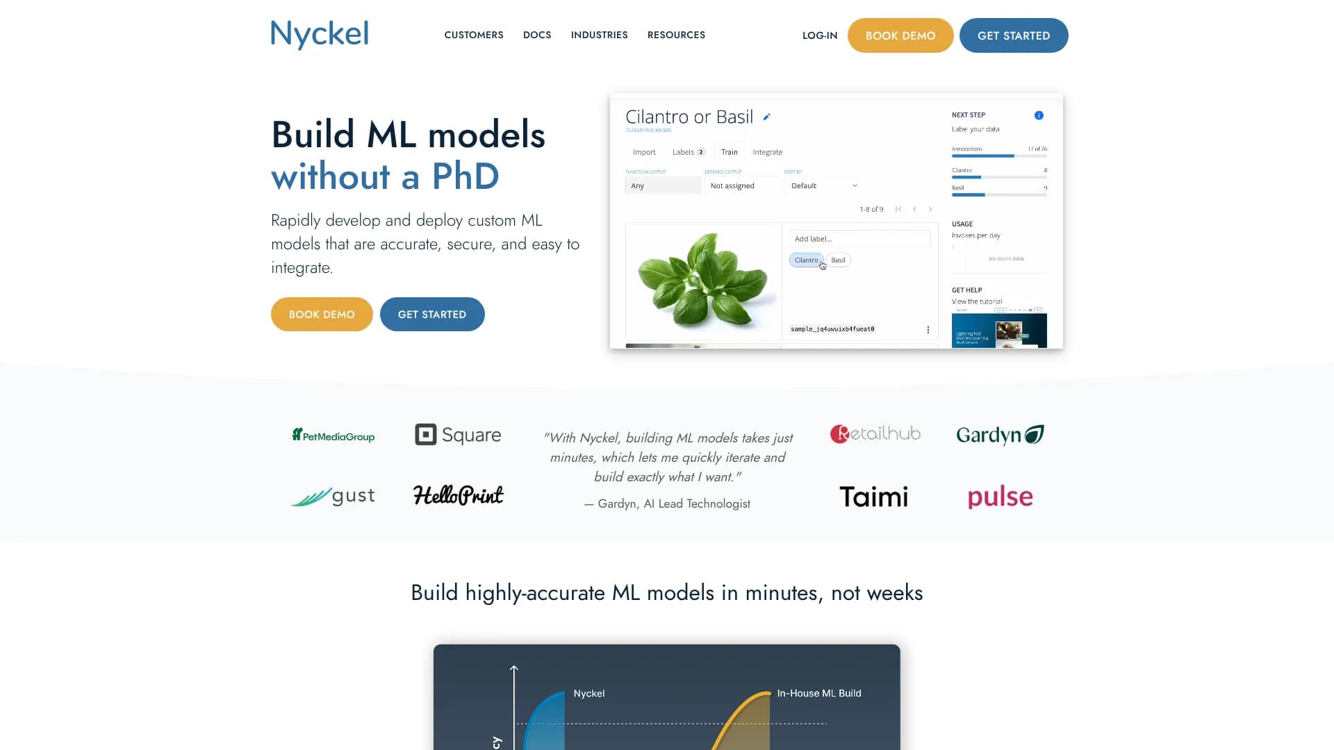 Nyckel AI Text Identifier
