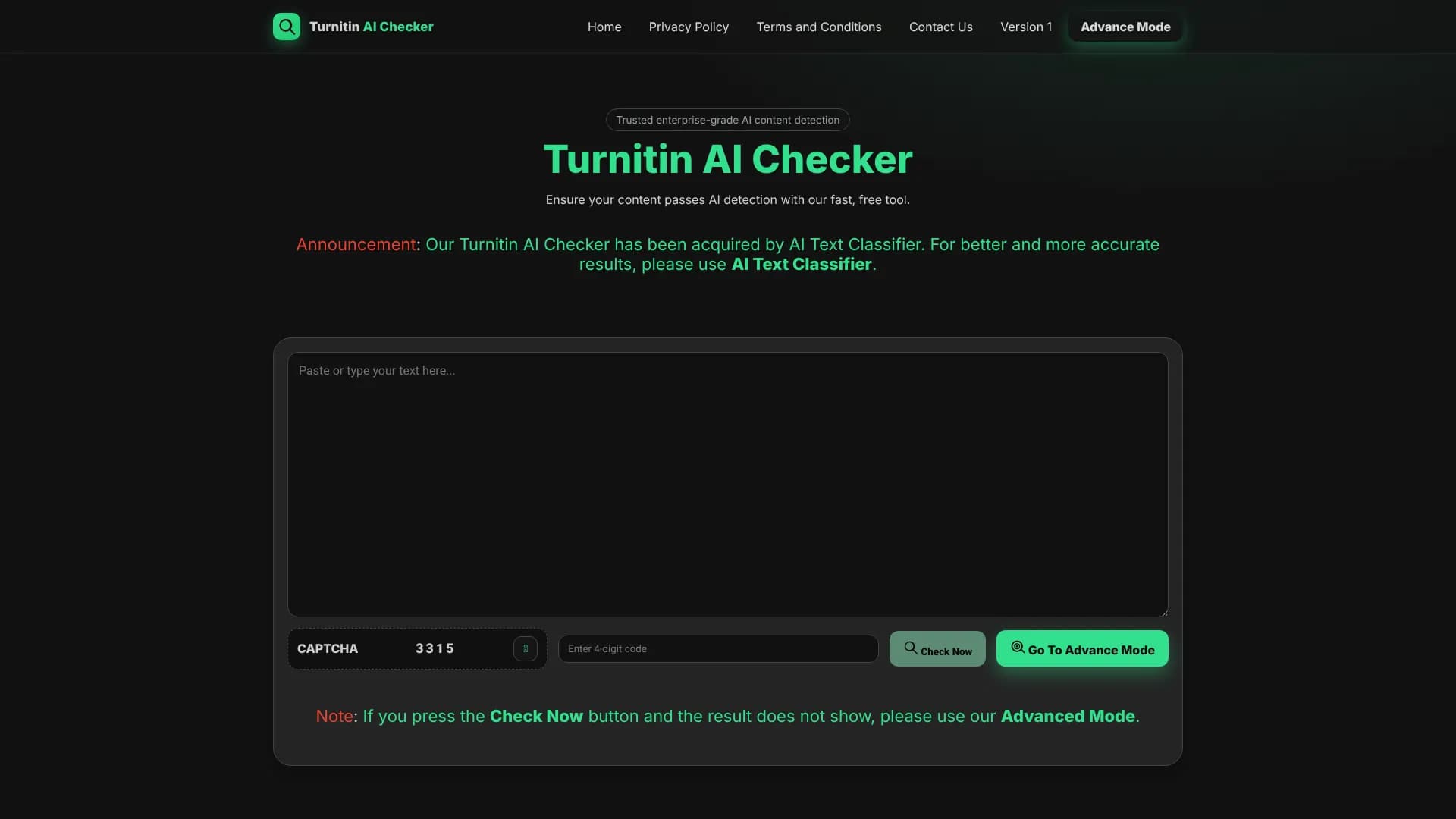 Turnitin AI Detector