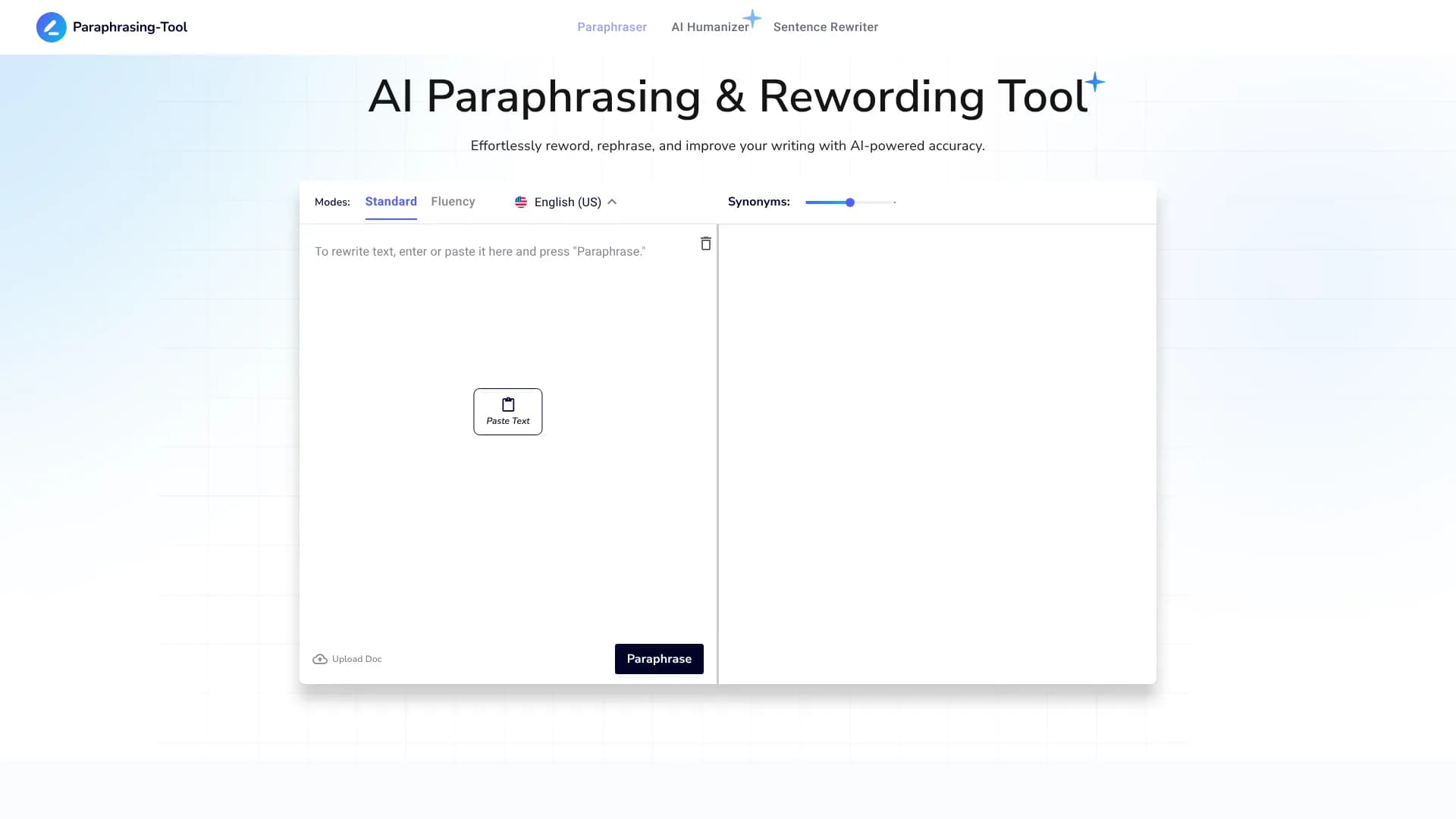 AI Paraphrasing & Rewording Tool