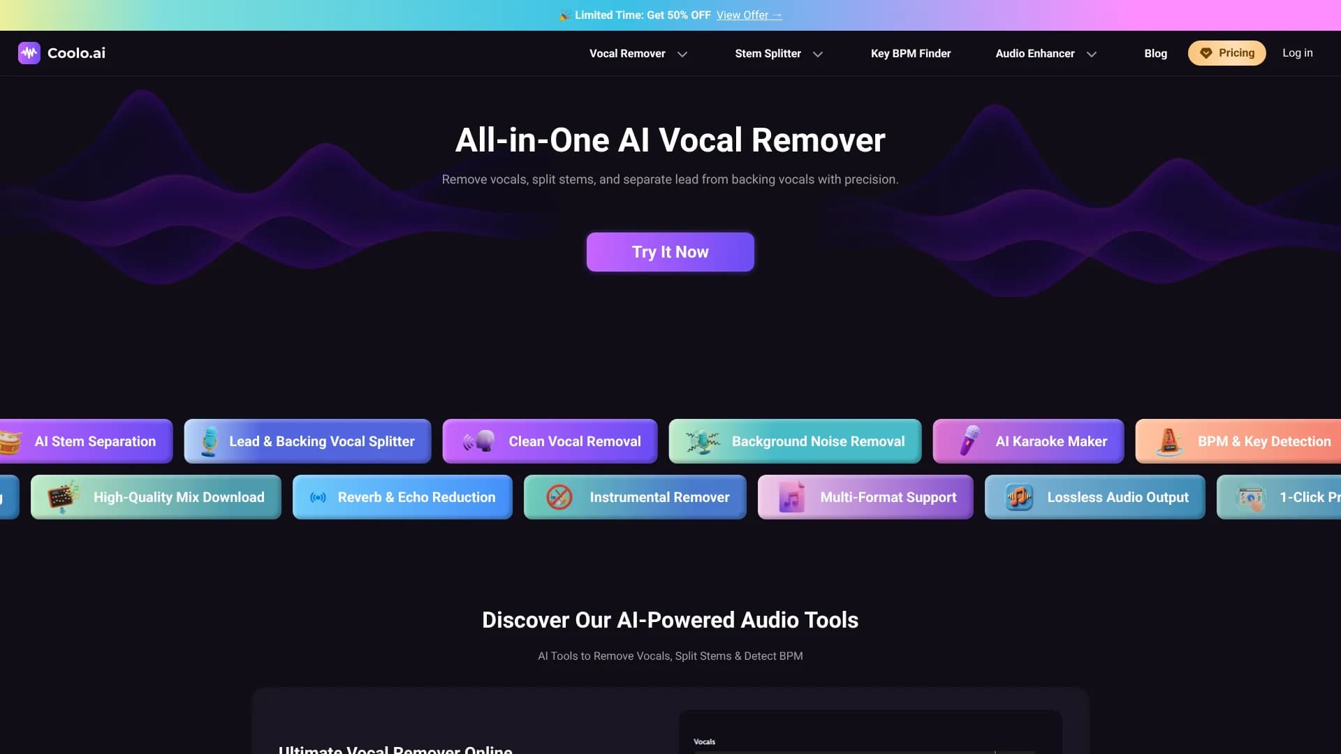 Coolo.ai Vocal Remover