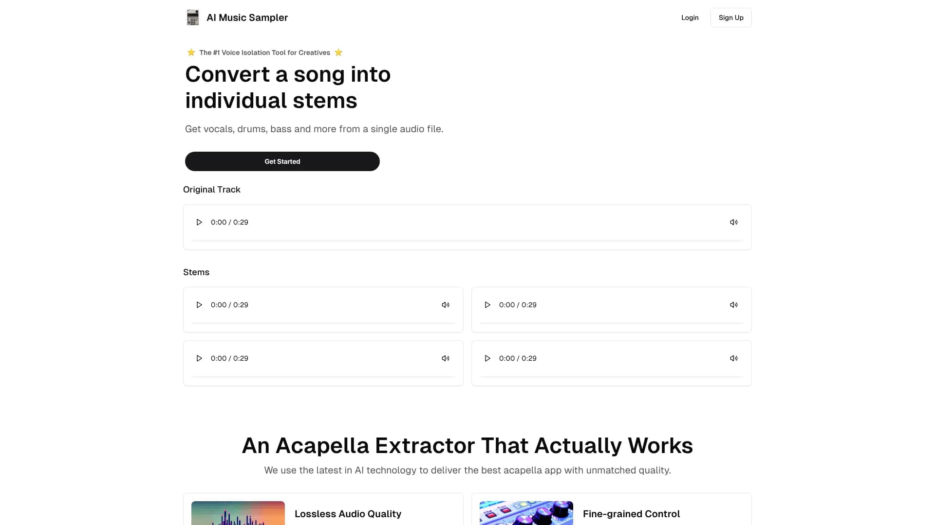 Voice Isolation Tool for Creatives