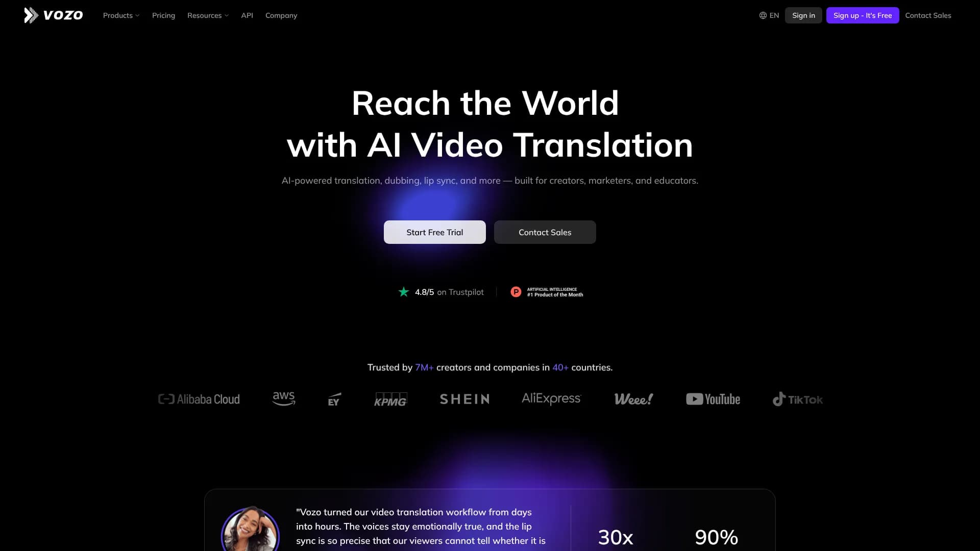 Vozo AI Subtitle Generator