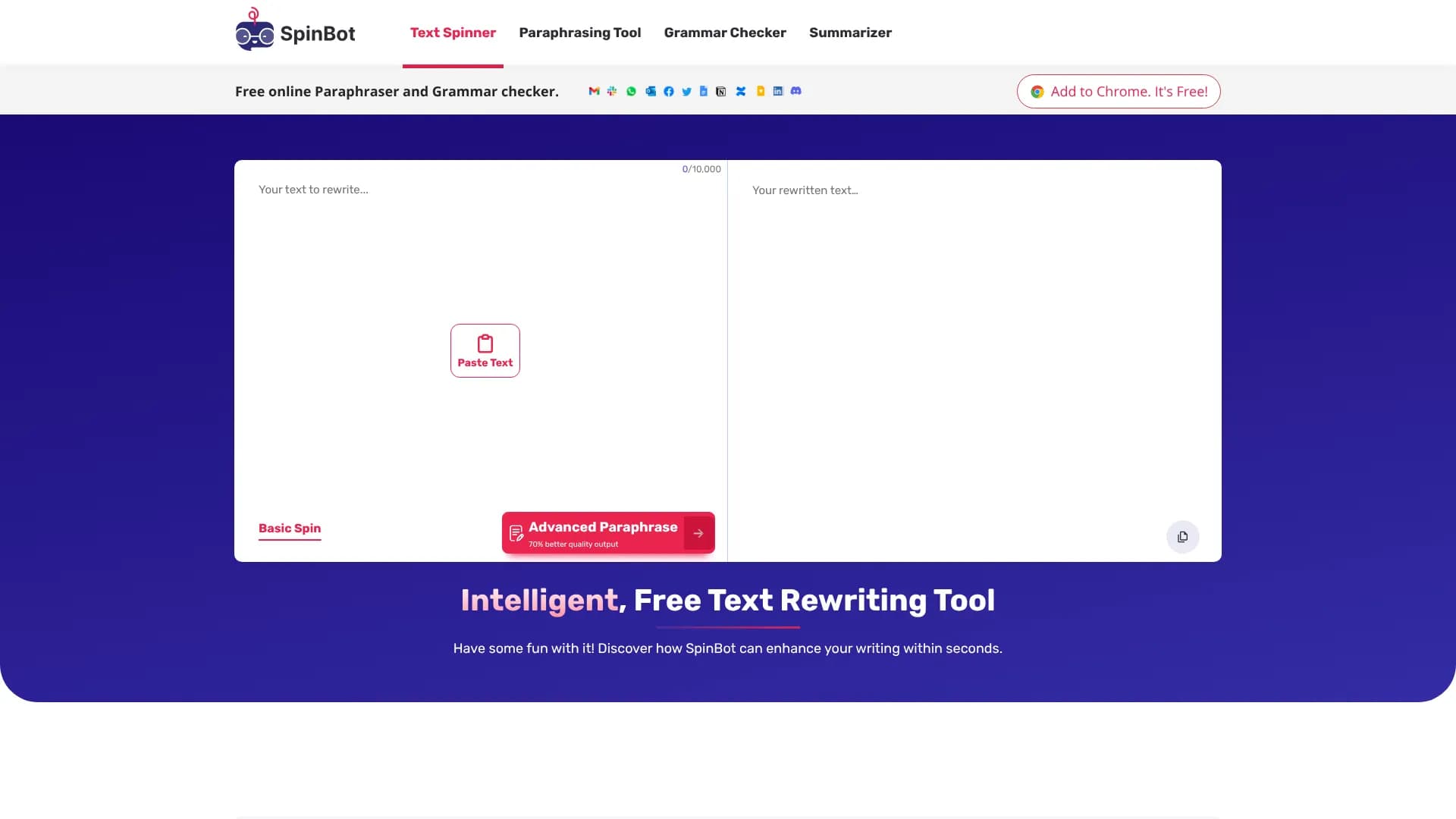 SpinBot Spell Checker
