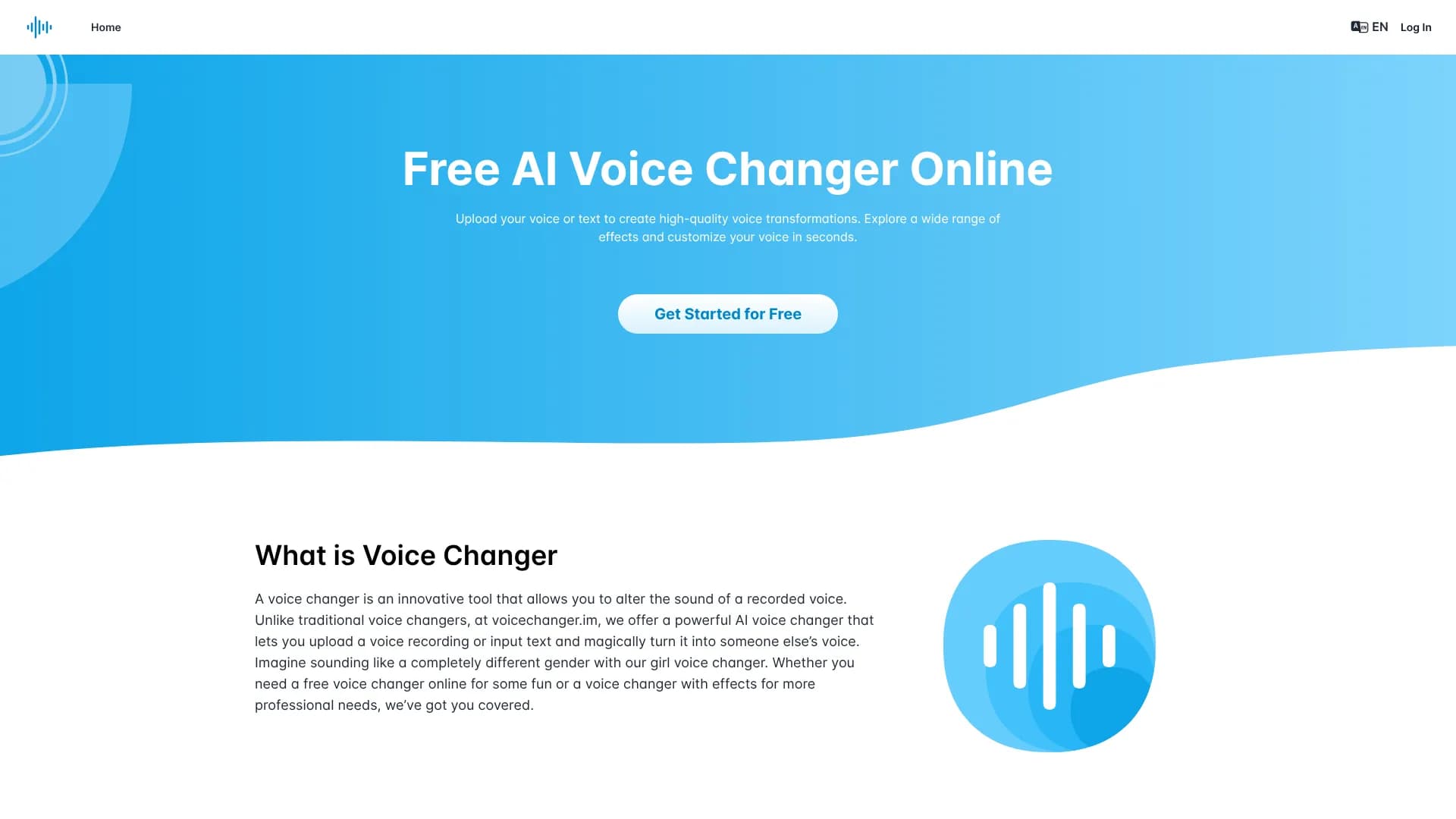 Free AI Voice Changer Online