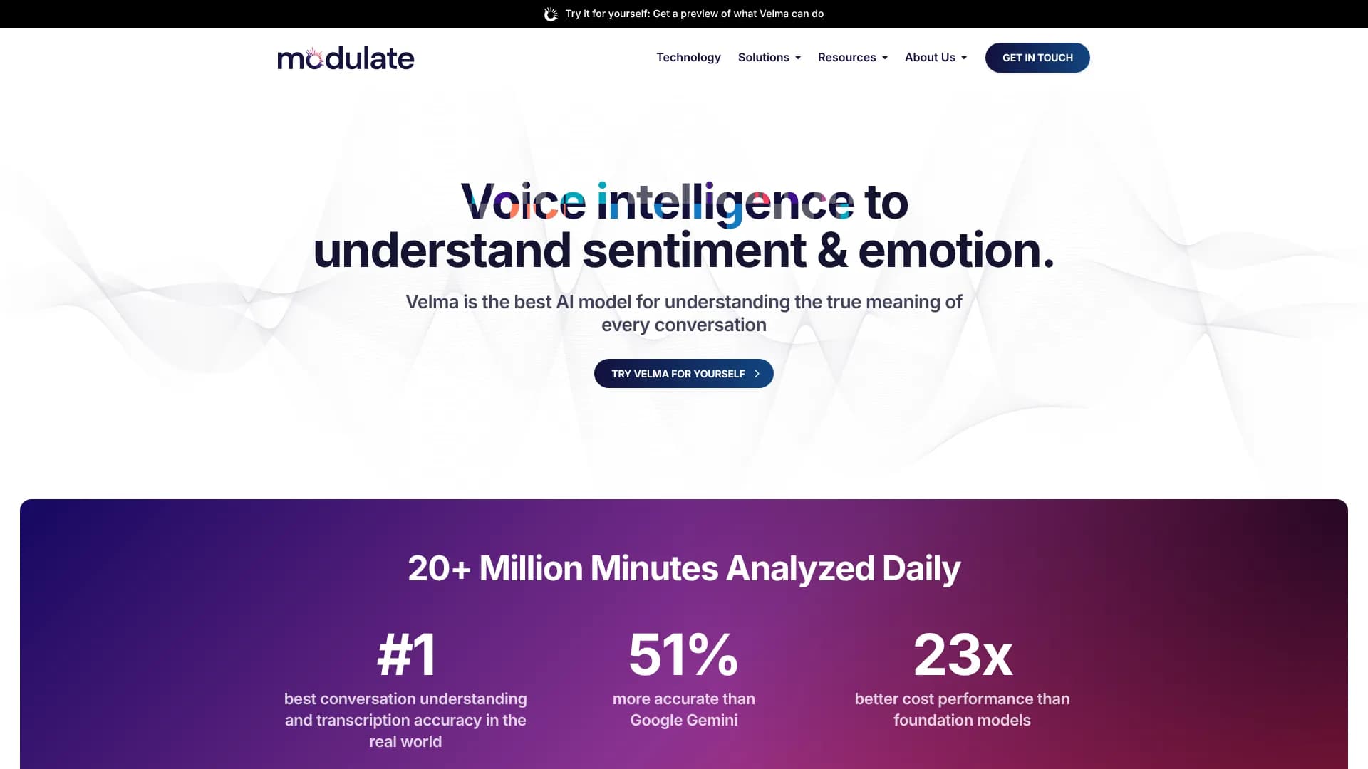 Velma — Voice intelligence