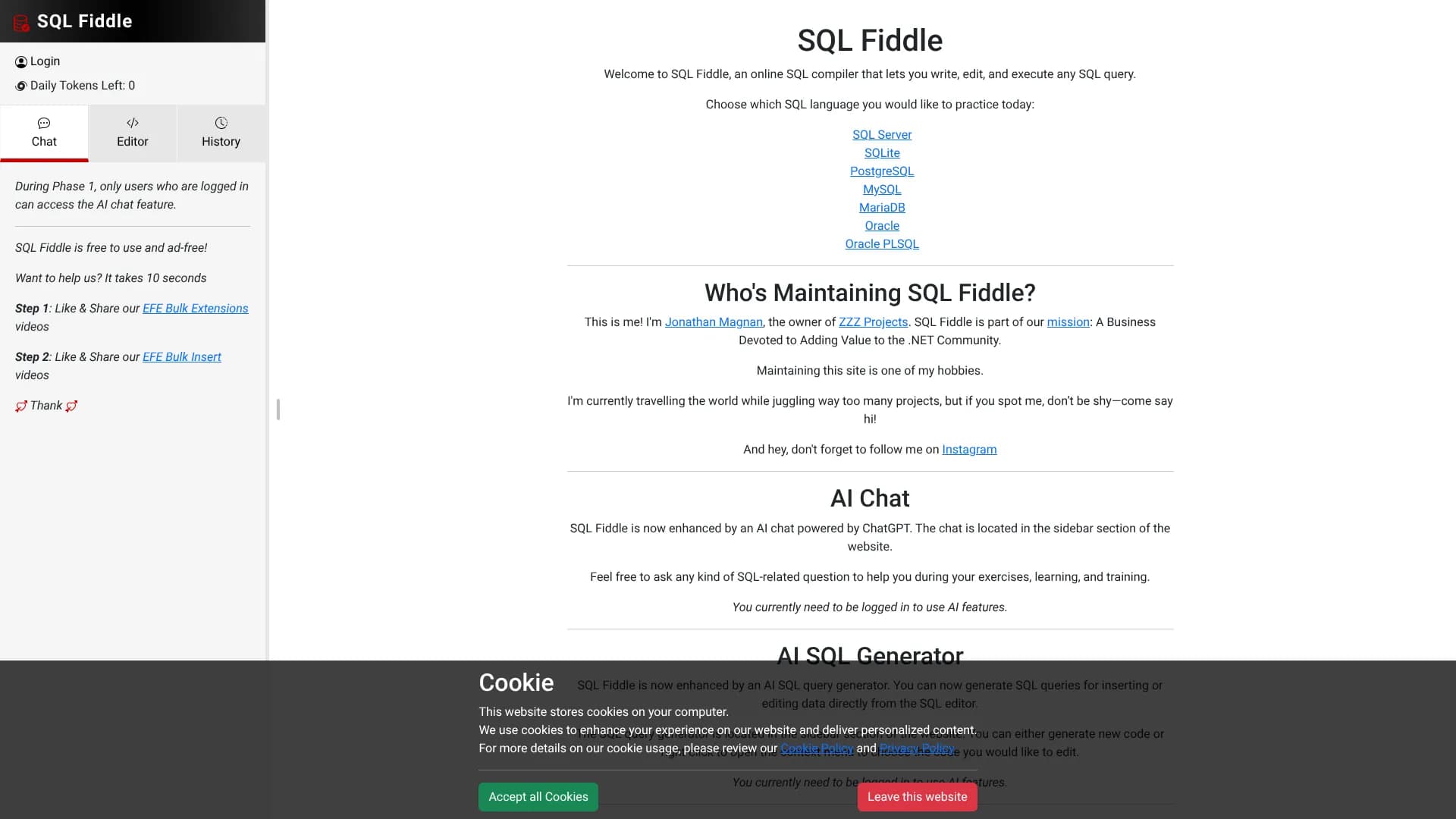 SQL Fiddle