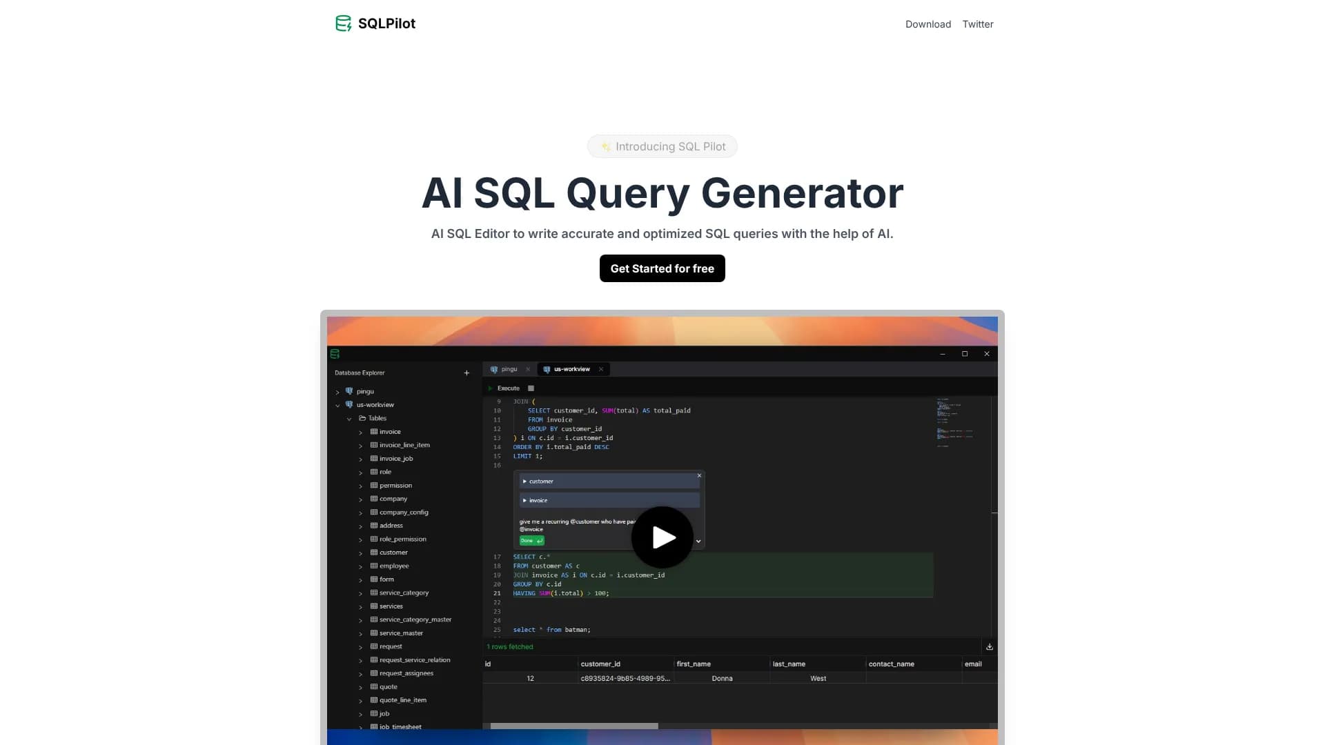 SQL Pilot