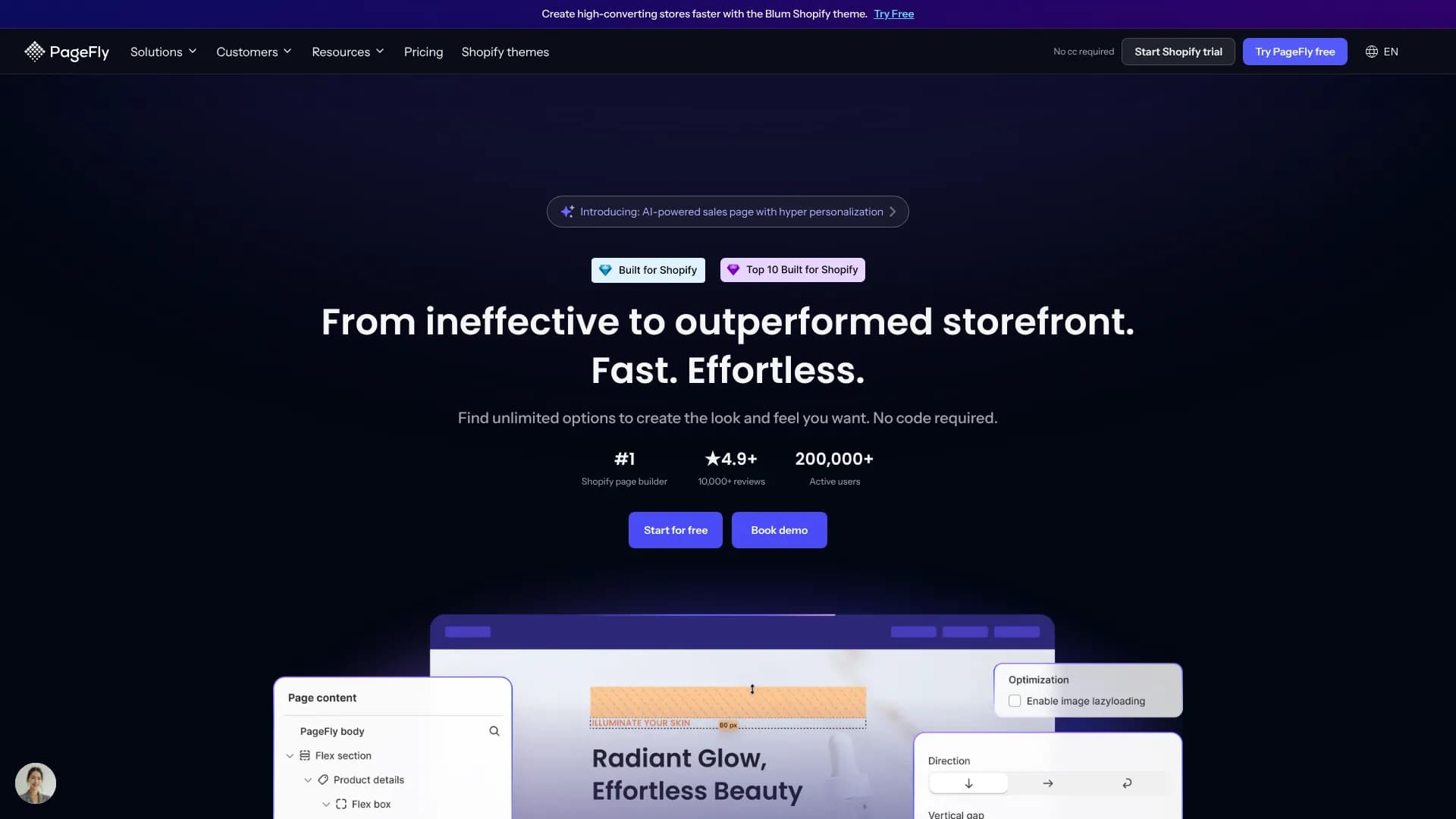 PageFly AI Slogan Generator