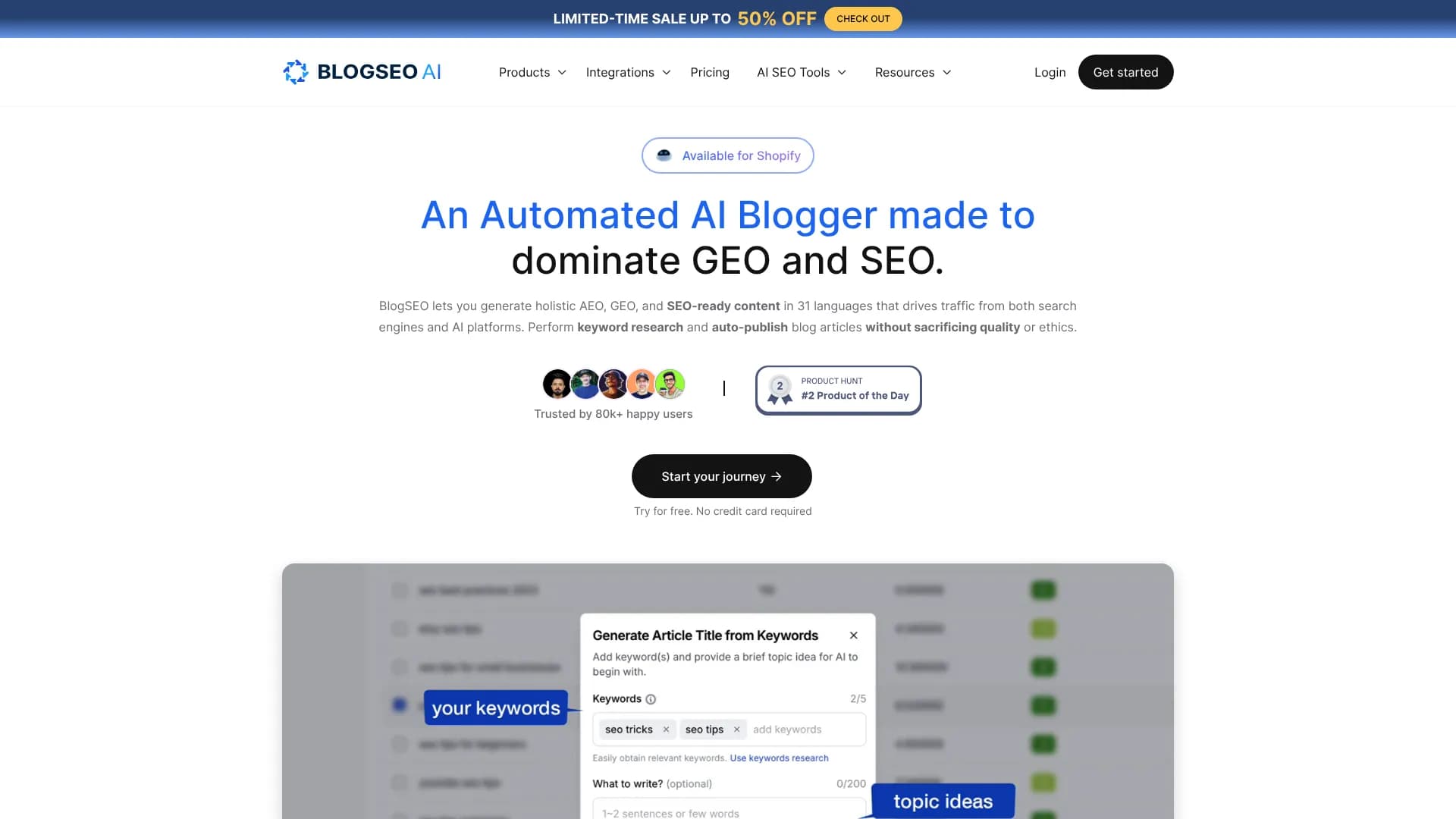 BlogSEO AI