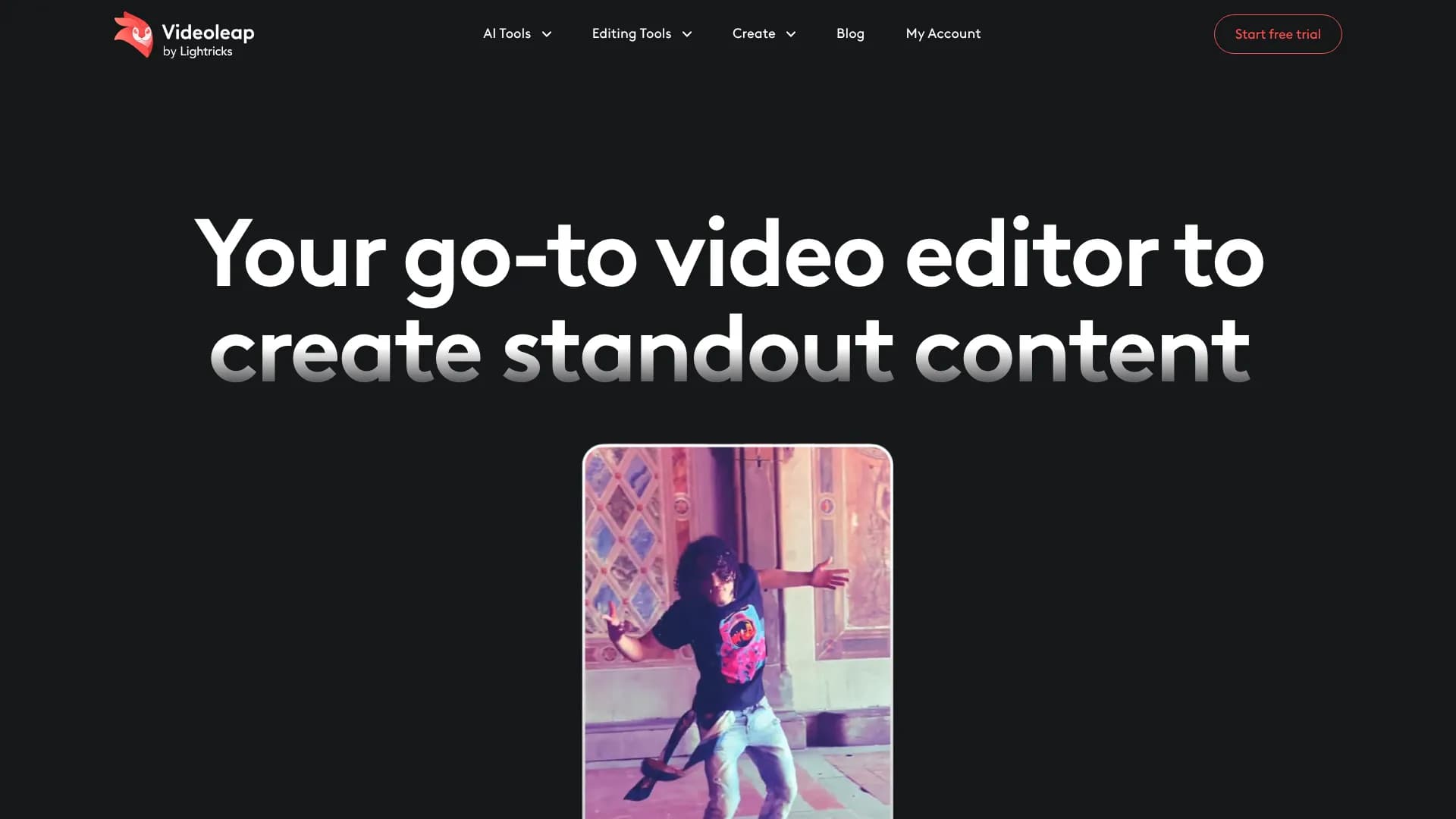 Videoleap AI Background Generator